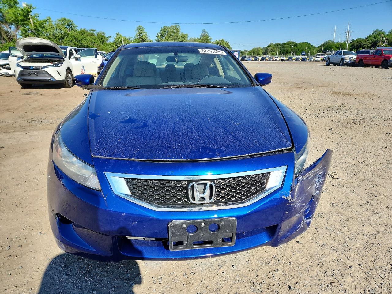 2008 Honda Accord Exl Blue vin: 1HGCS12898A021517