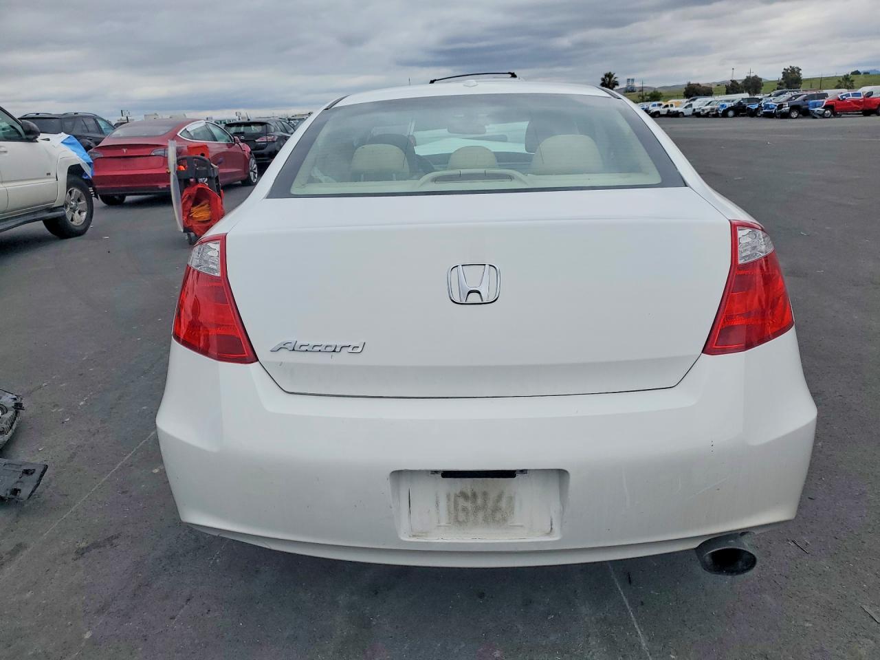 2009 Honda Accord Exl White vin: 1HGCS12899A007277