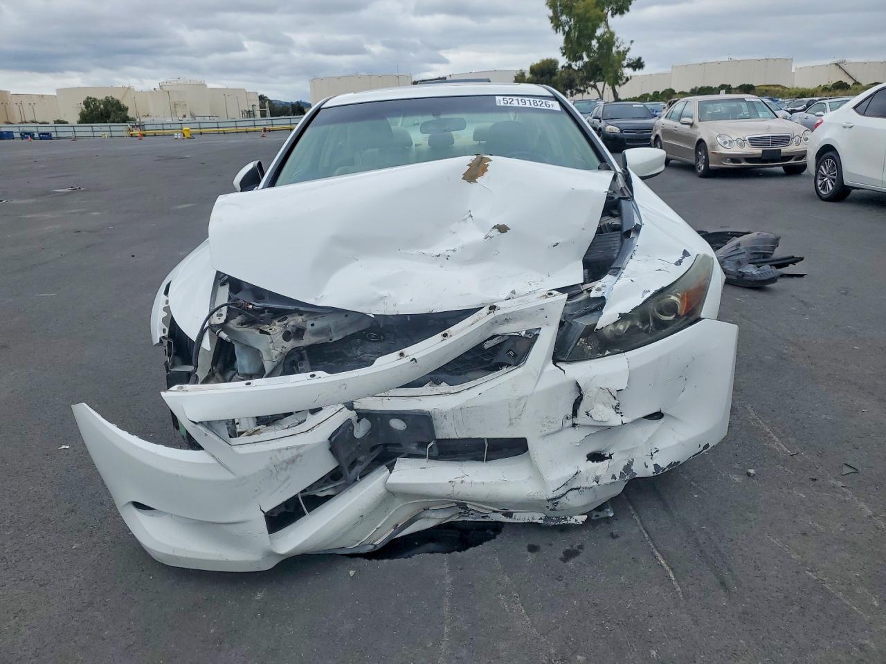 2009 Honda Accord Exl White vin: 1HGCS12899A007277