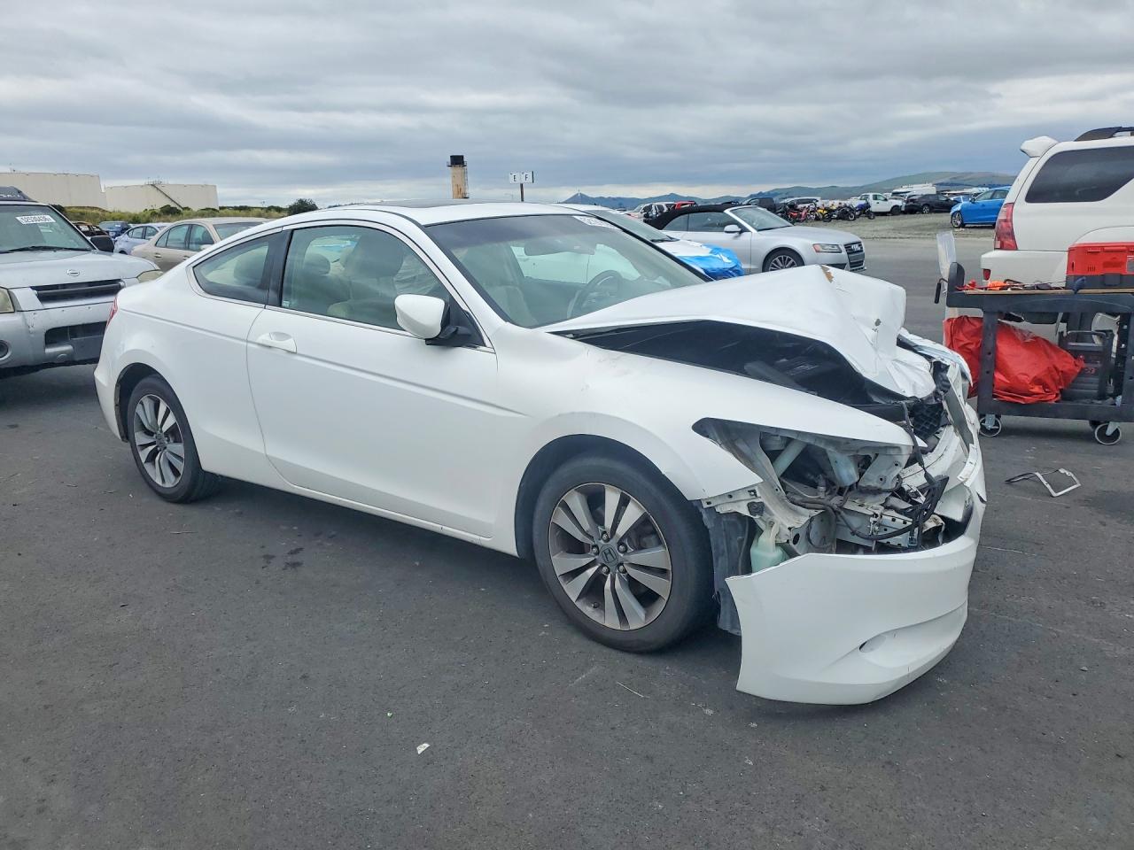 2009 Honda Accord Exl White vin: 1HGCS12899A007277
