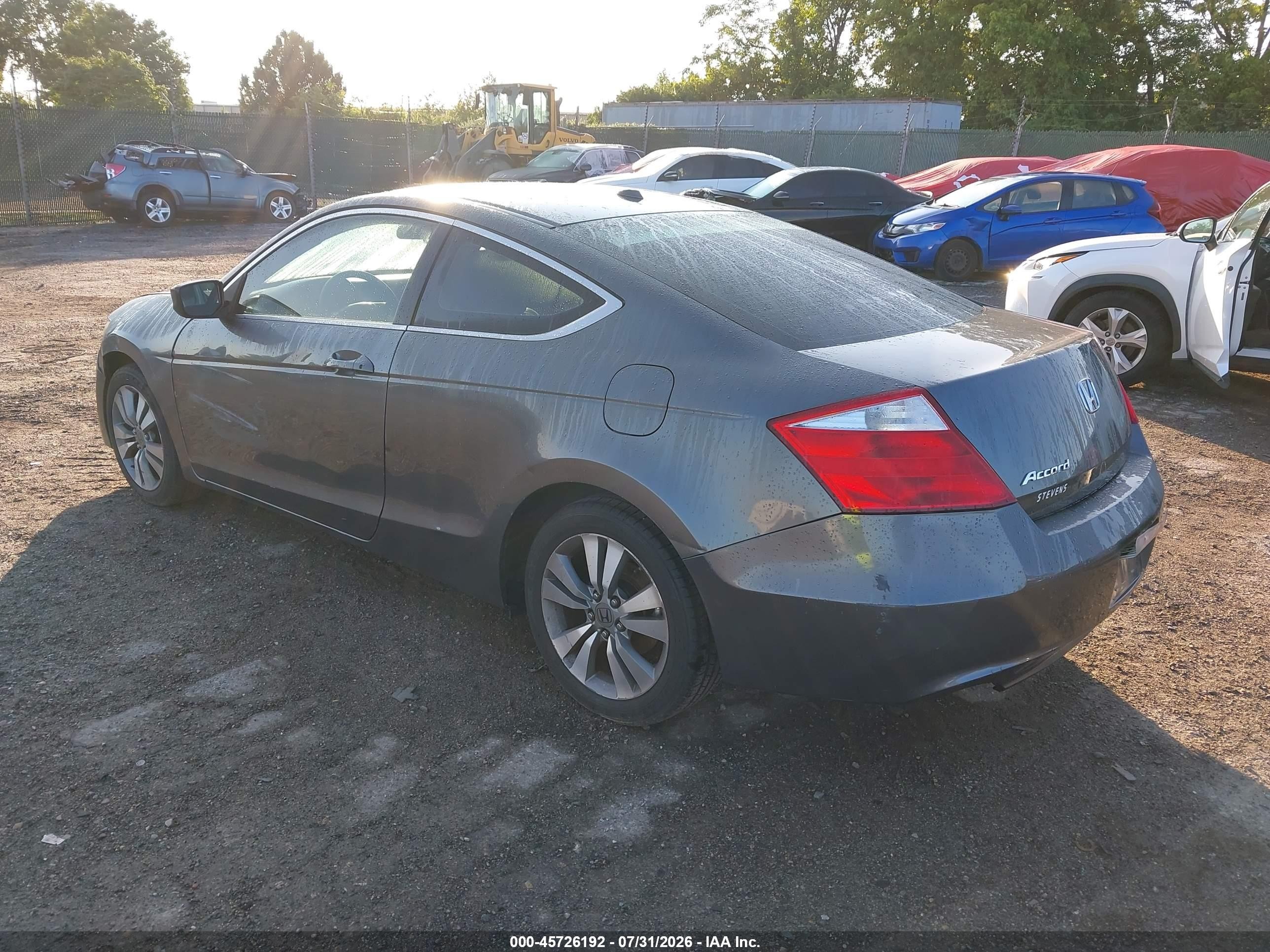2008 Honda Accord 2.4 Ex-l Gray vin: 1HGCS128X8A020618