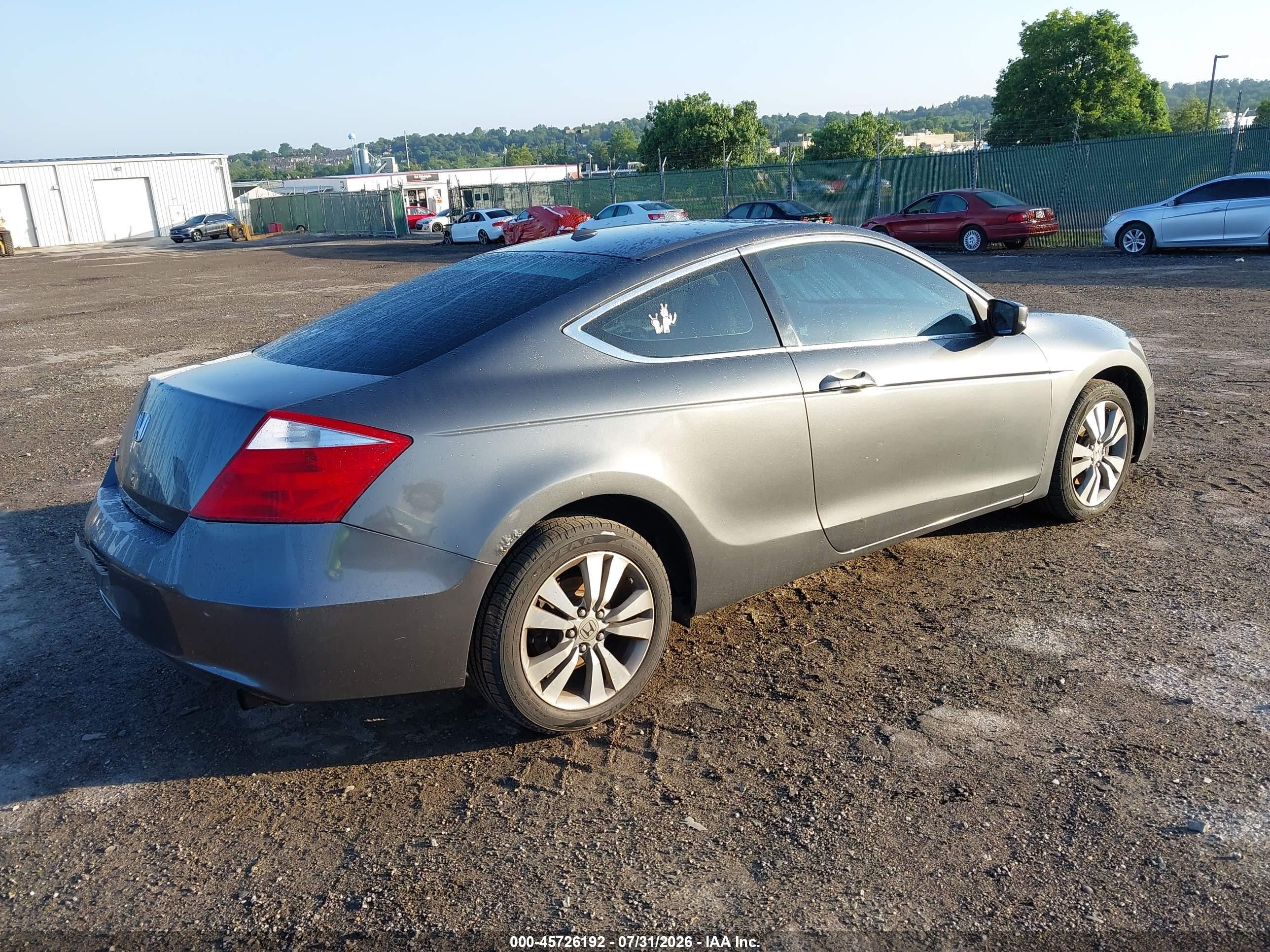 2008 Honda Accord 2.4 Ex-l Gray vin: 1HGCS128X8A020618