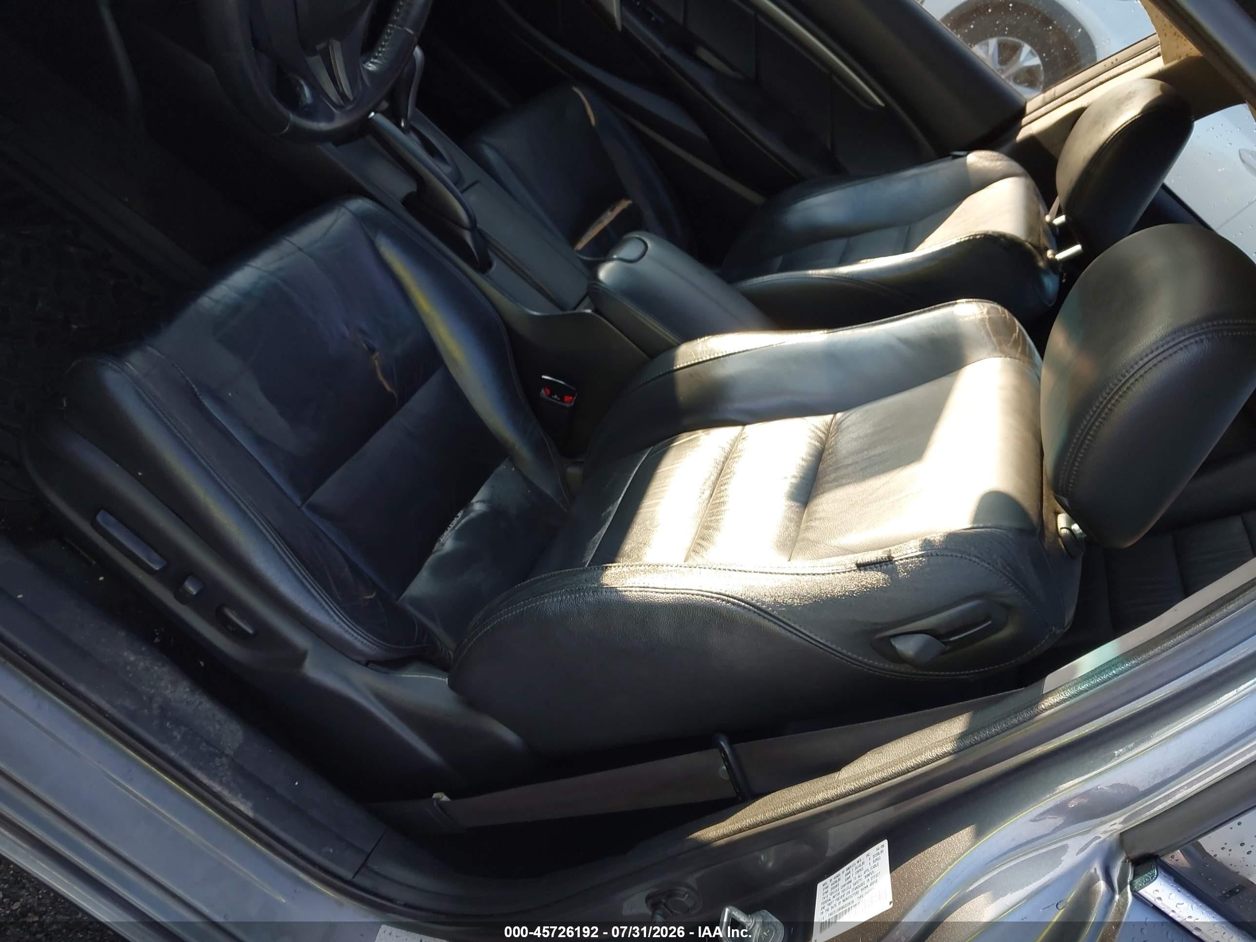 2008 Honda Accord 2.4 Ex-l Gray vin: 1HGCS128X8A020618