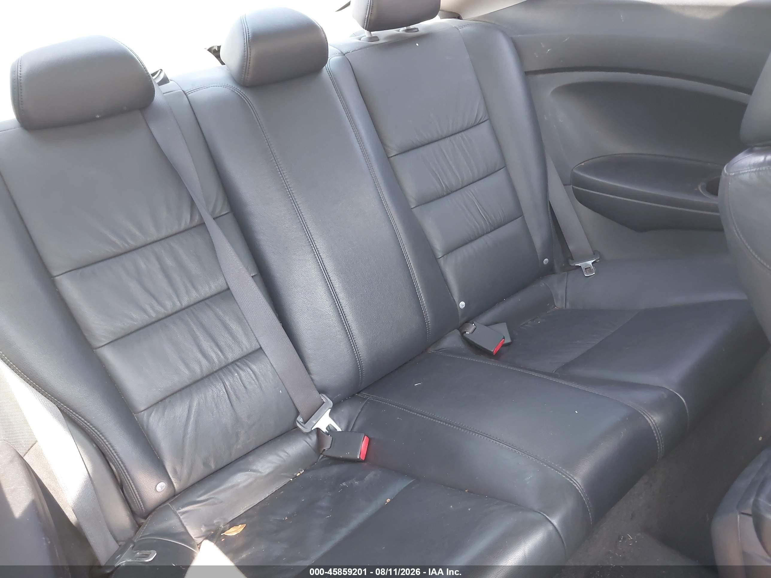 2009 Honda Accord 2.4 Ex-l Black vin: 1HGCS128X9A001343