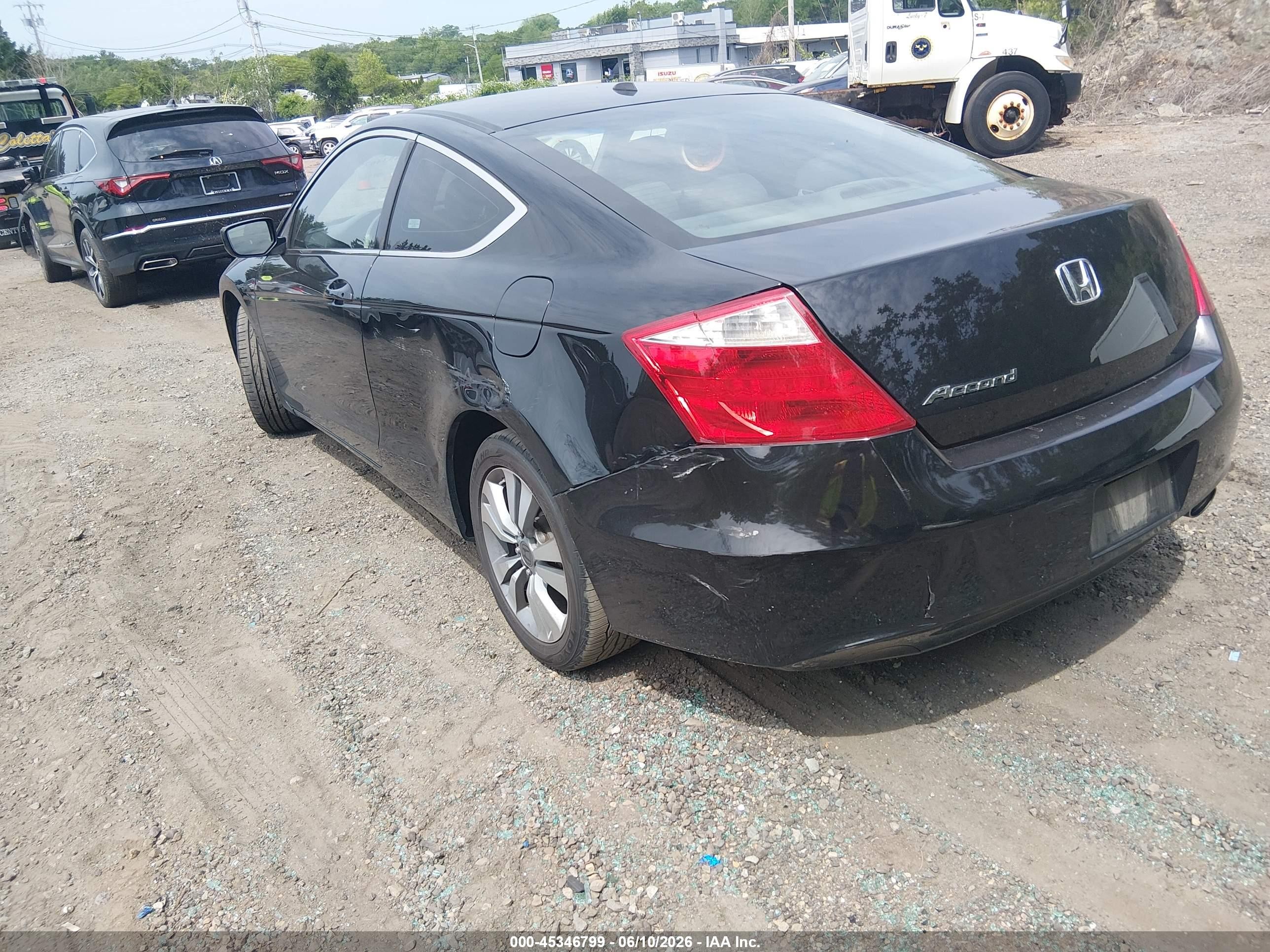 2009 Honda Accord 2.4 Ex-l Black vin: 1HGCS128X9A001780