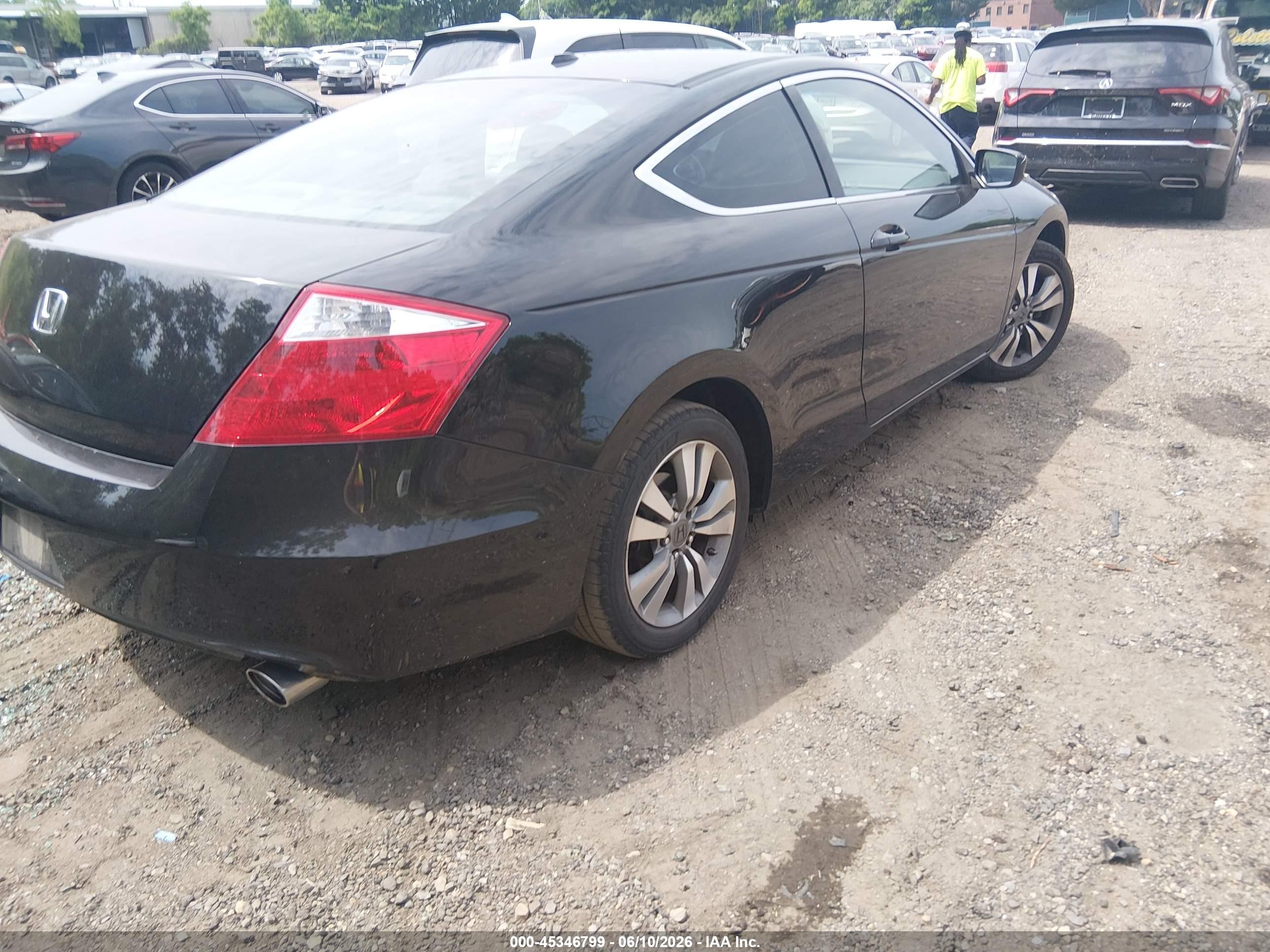 2009 Honda Accord 2.4 Ex-l Black vin: 1HGCS128X9A001780