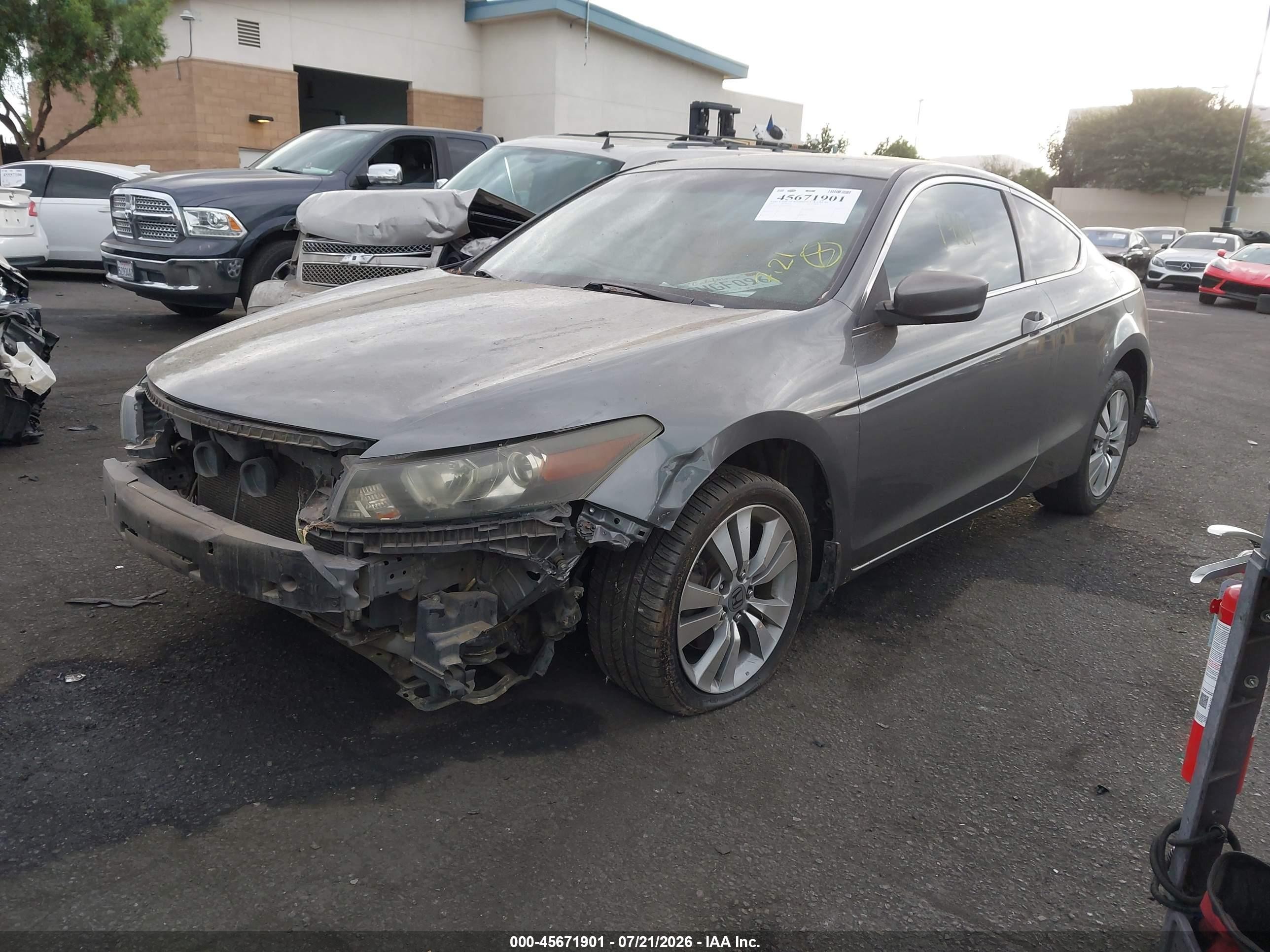 2009 Honda Accord 2.4 Ex-l Gray vin: 1HGCS128X9A021169
