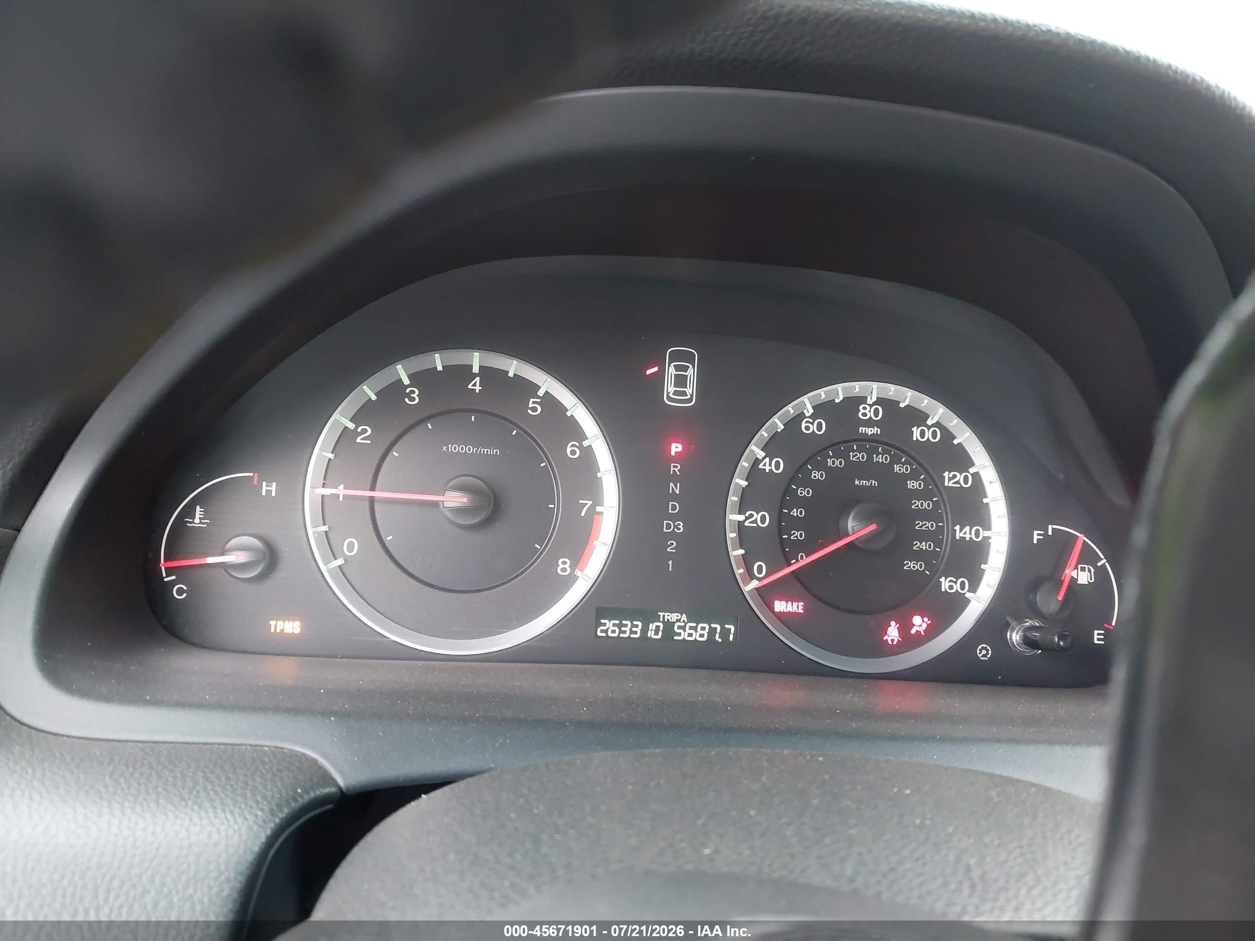 2009 Honda Accord 2.4 Ex-l Gray vin: 1HGCS128X9A021169