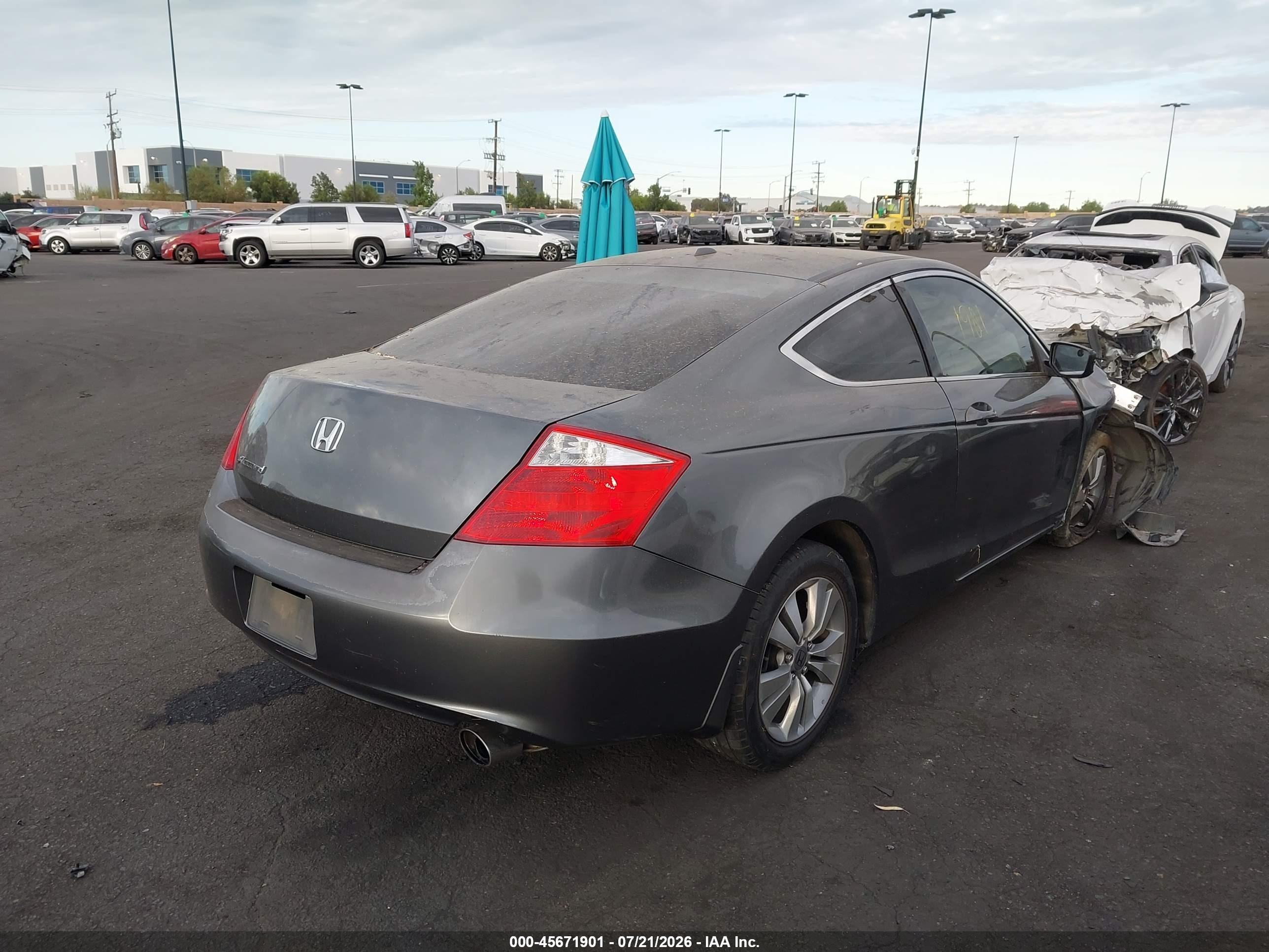 2009 Honda Accord 2.4 Ex-l Gray vin: 1HGCS128X9A021169