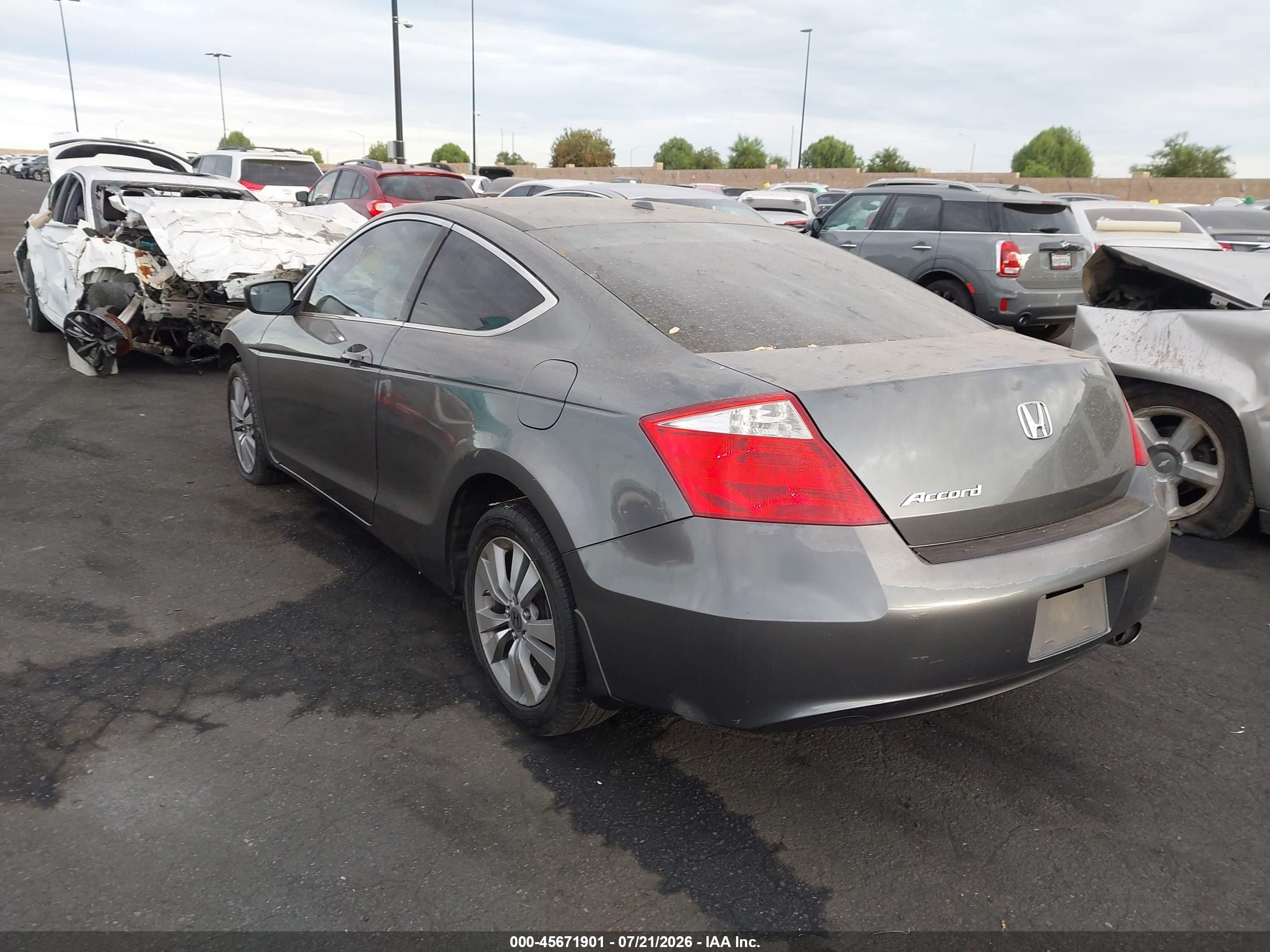 2009 Honda Accord 2.4 Ex-l Gray vin: 1HGCS128X9A021169