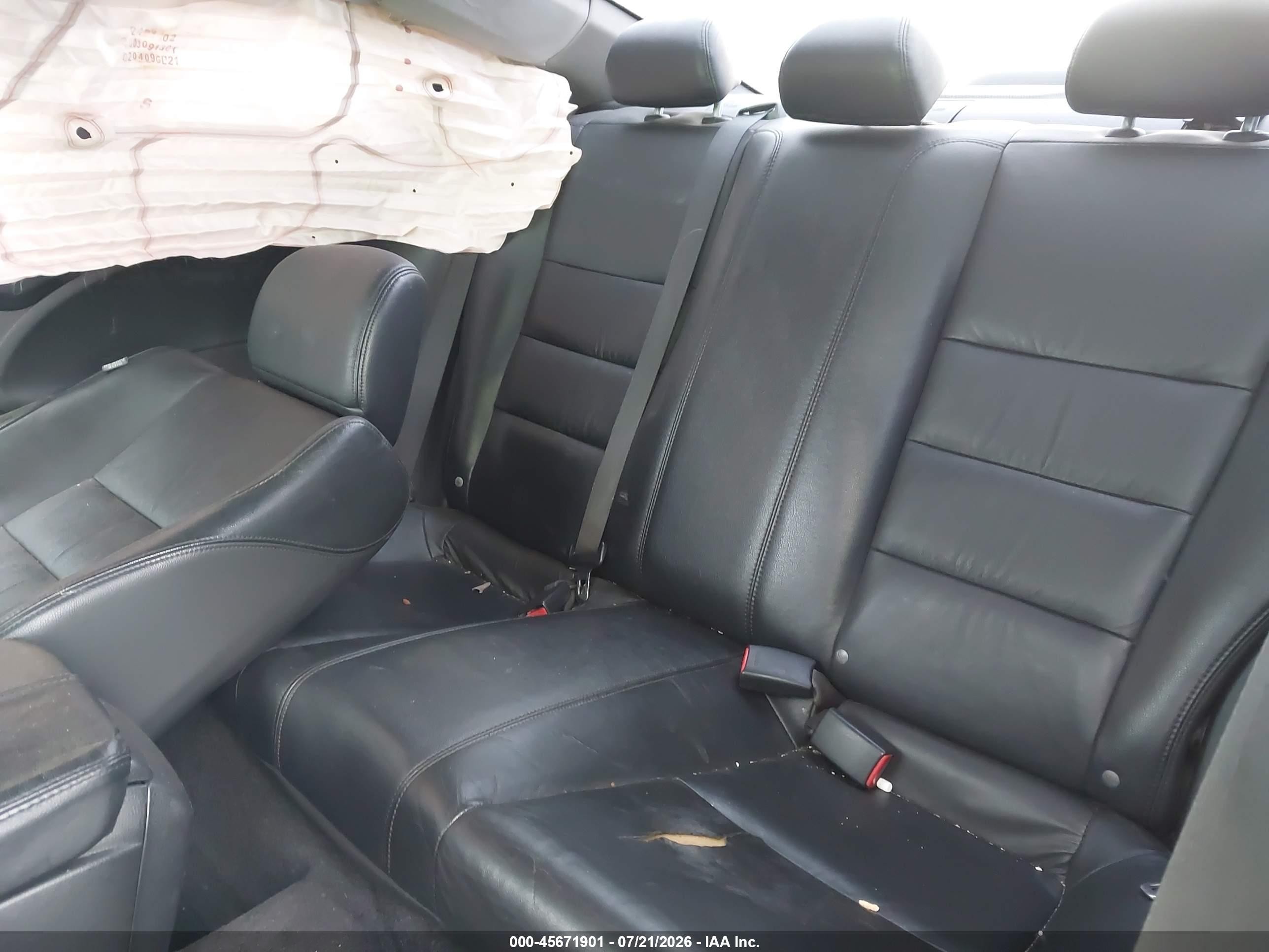 2009 Honda Accord 2.4 Ex-l Gray vin: 1HGCS128X9A021169