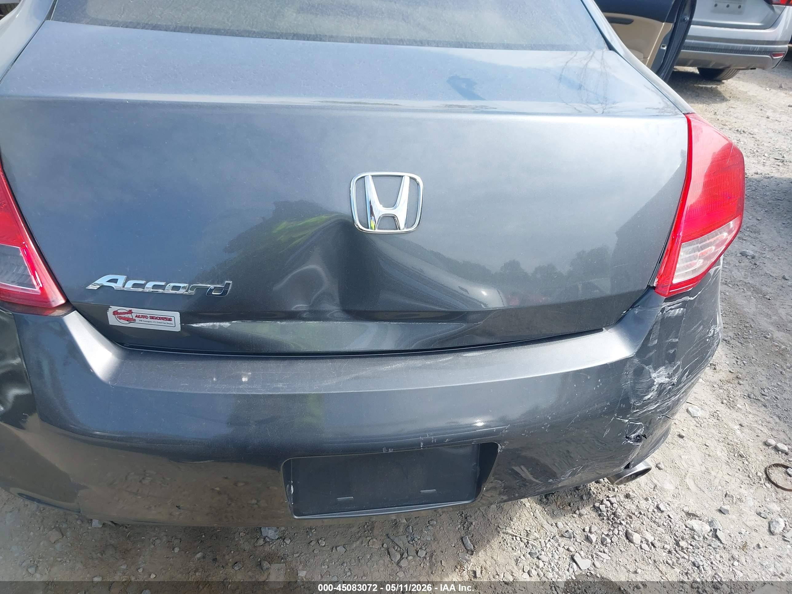 2011 Honda Accord 2.4 Lx-s Gray vin: 1HGCS1A32BA015684