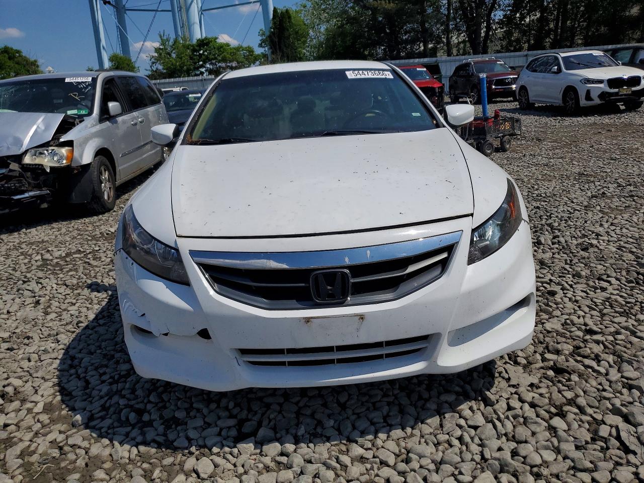 2012 Honda Accord Lx White vin: 1HGCS1A34CA017017