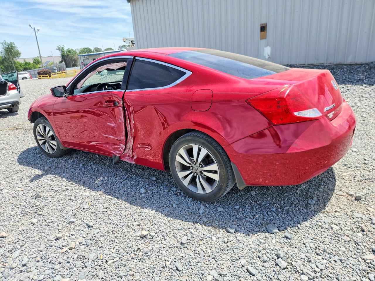 2012 Honda Accord Lx Red vin: 1HGCS1A35CA002185