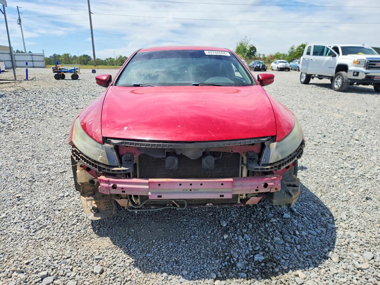 2012 Honda Accord Lx Red vin: 1HGCS1A35CA002185