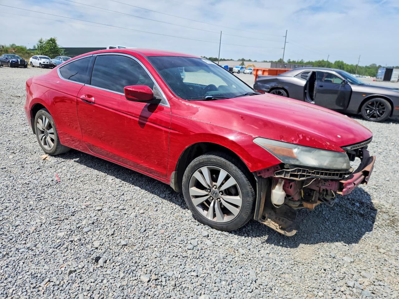 2012 Honda Accord Lx Red vin: 1HGCS1A35CA002185