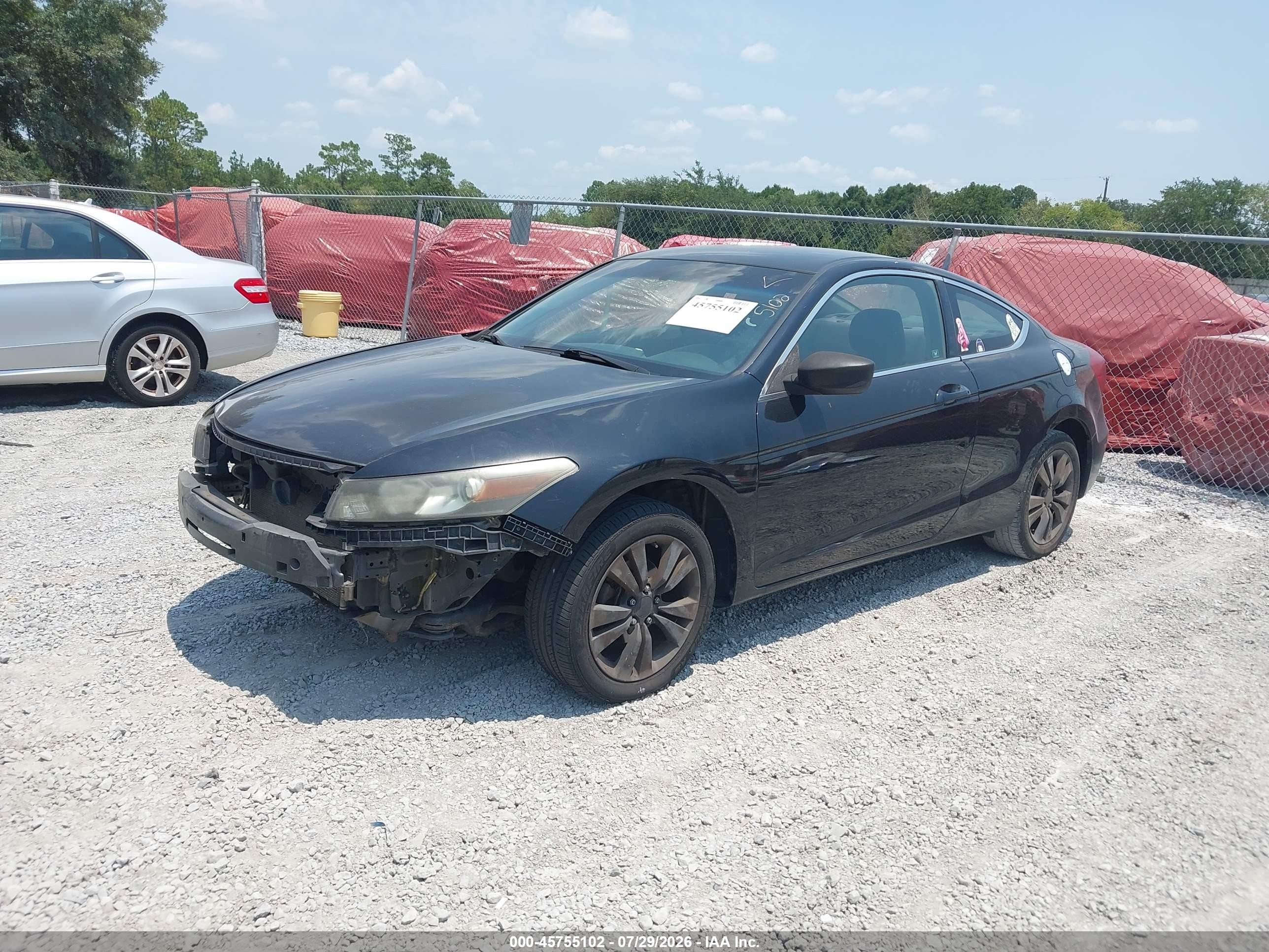 2011 Honda Accord 2.4 Lx-s Black vin: 1HGCS1A36BA007717
