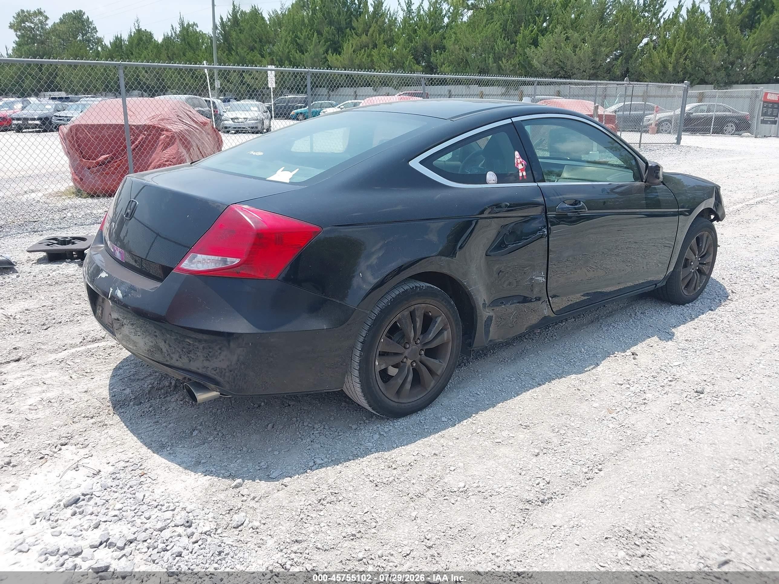 2011 Honda Accord 2.4 Lx-s Black vin: 1HGCS1A36BA007717