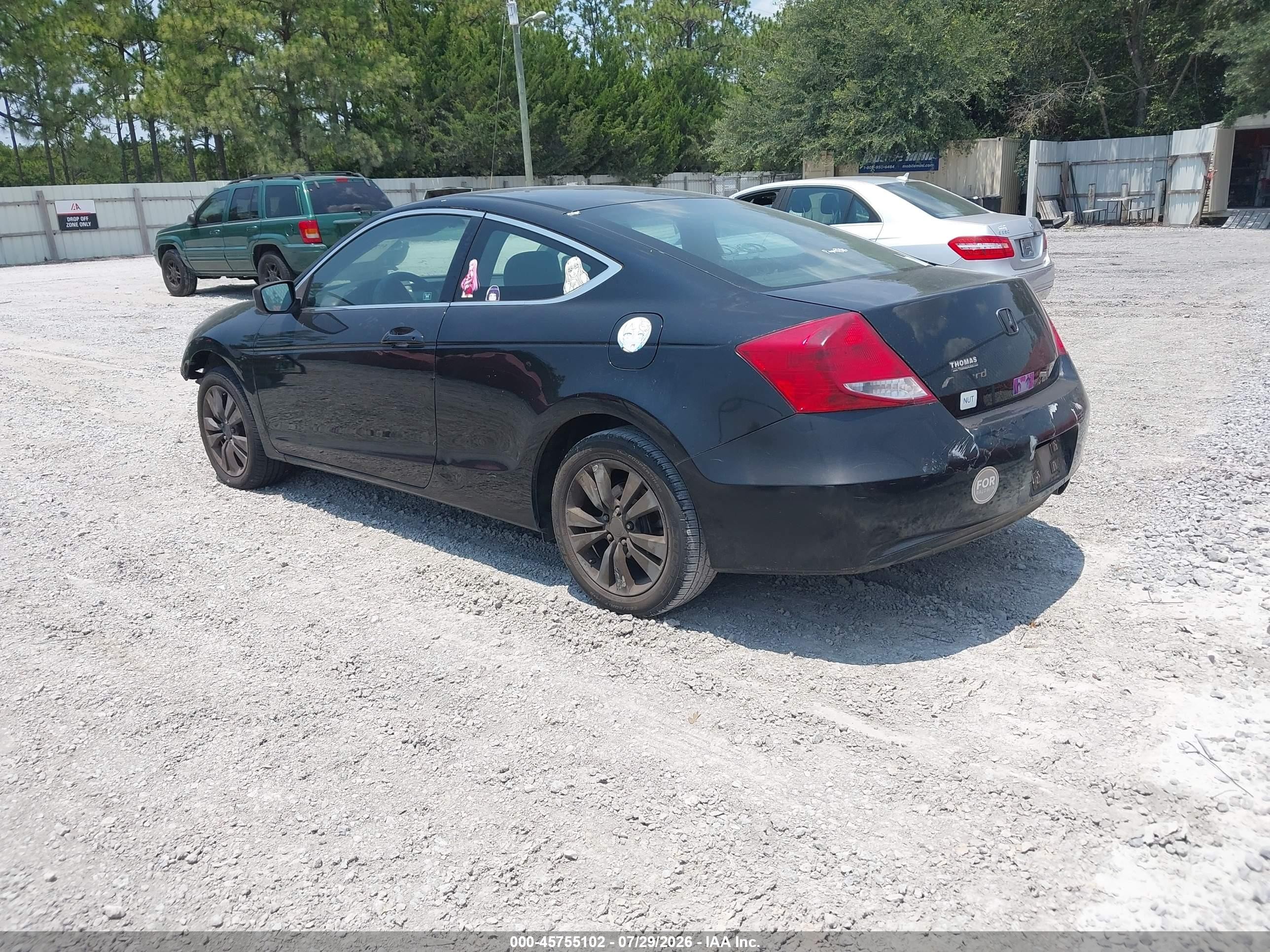 2011 Honda Accord 2.4 Lx-s Black vin: 1HGCS1A36BA007717