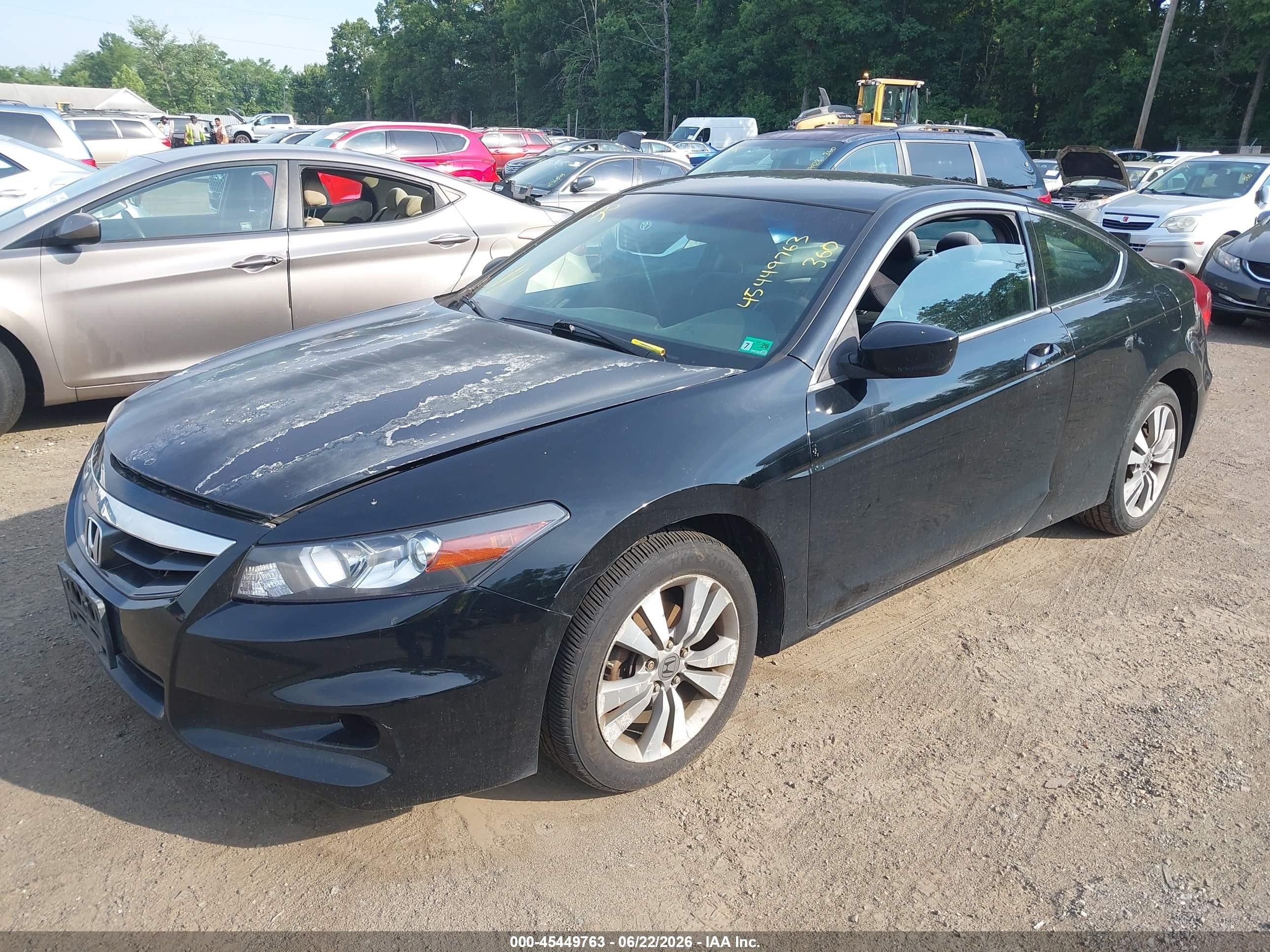 2011 Honda Accord 2.4 Lx-s Черный vin: 1HGCS1A36BA010794