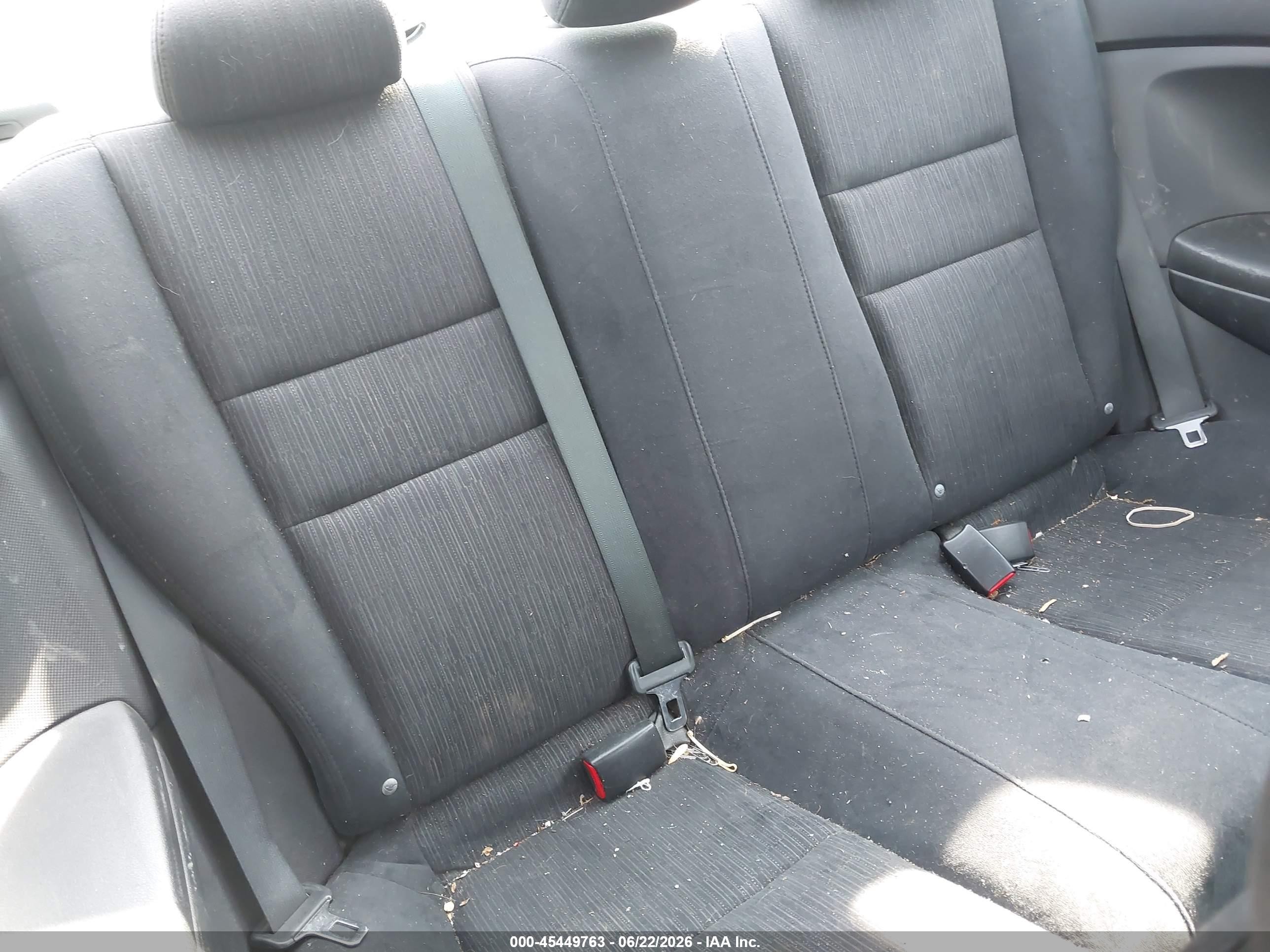 2011 Honda Accord 2.4 Lx-s Черный vin: 1HGCS1A36BA010794