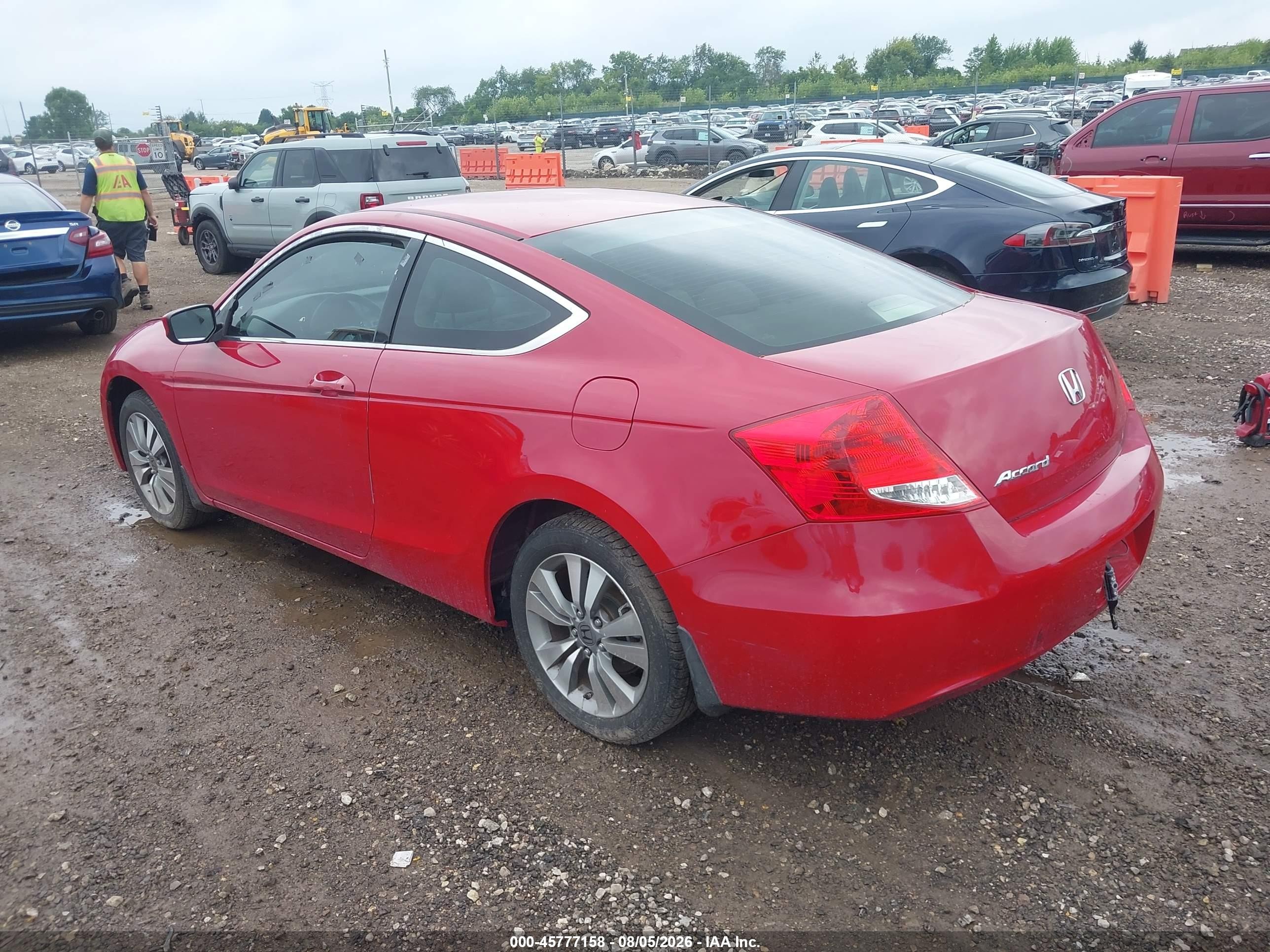 2012 Honda Accord 2.4 Lx-s Red vin: 1HGCS1A38CA008997