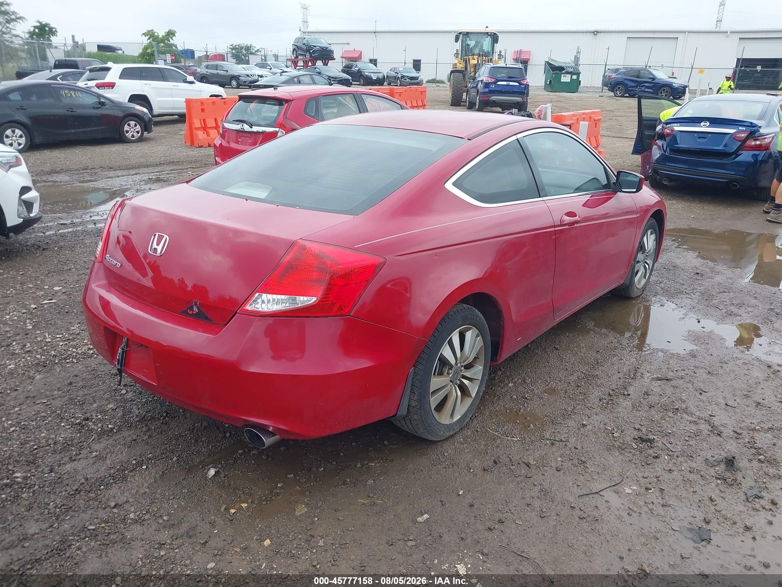 2012 Honda Accord 2.4 Lx-s Red vin: 1HGCS1A38CA008997