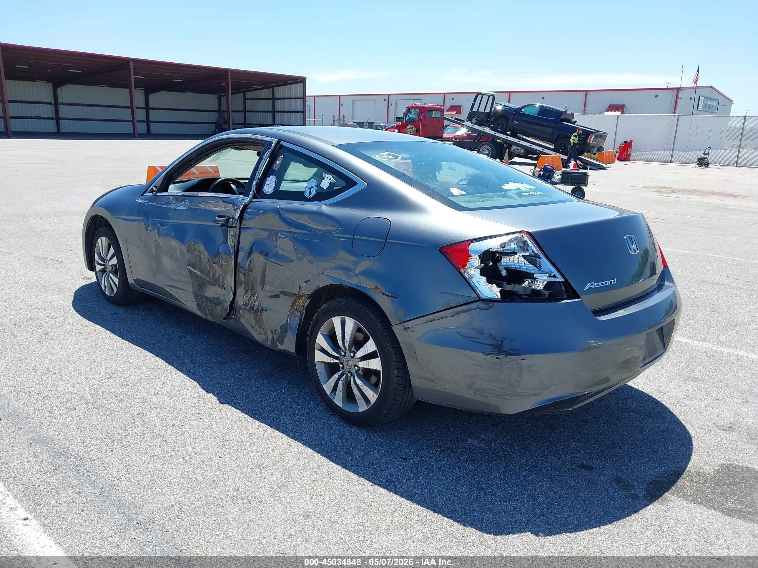 2012 Honda Accord 2.4 Ex Gray vin: 1HGCS1A70CA006664