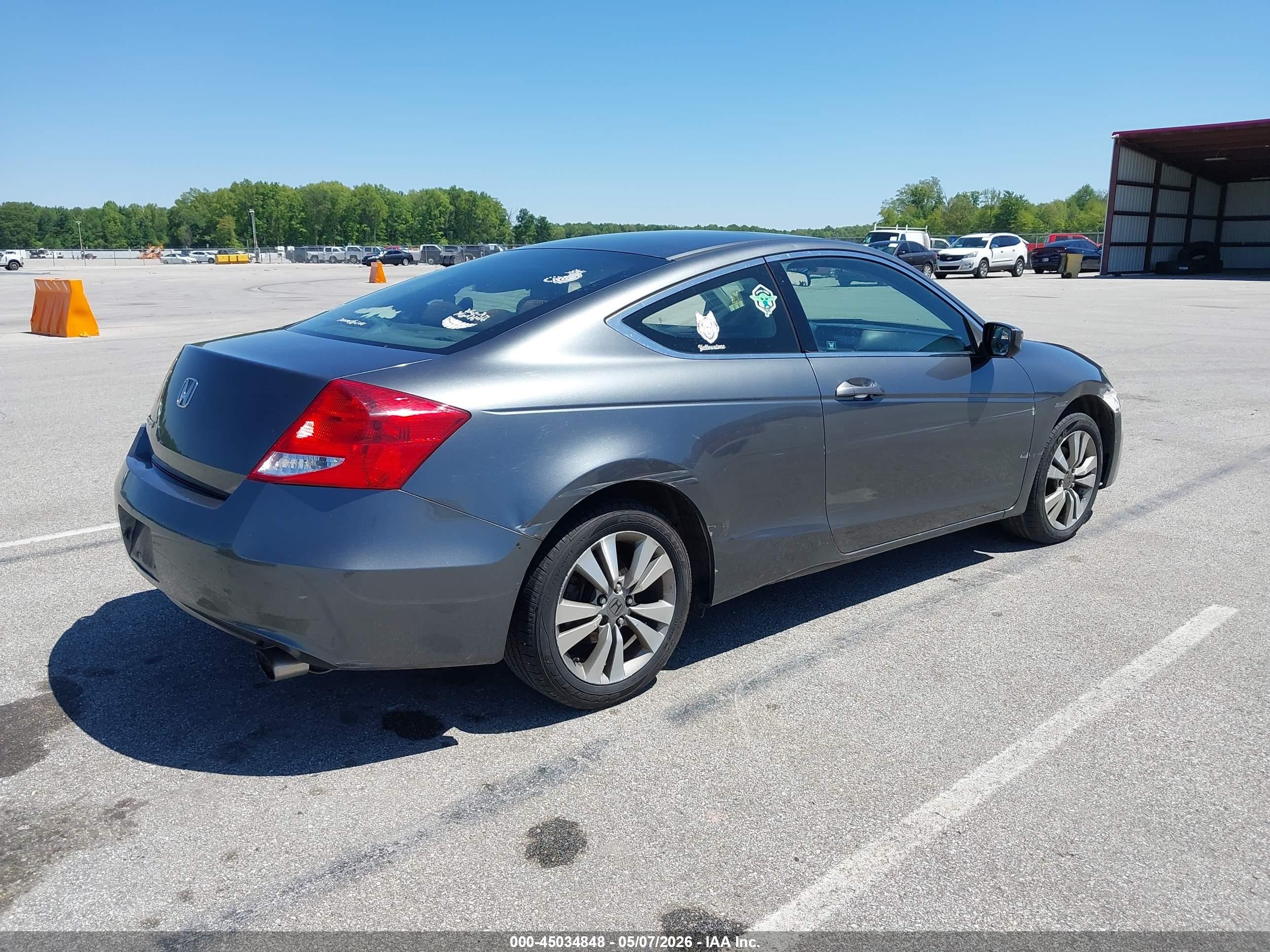 2012 Honda Accord 2.4 Ex Gray vin: 1HGCS1A70CA006664