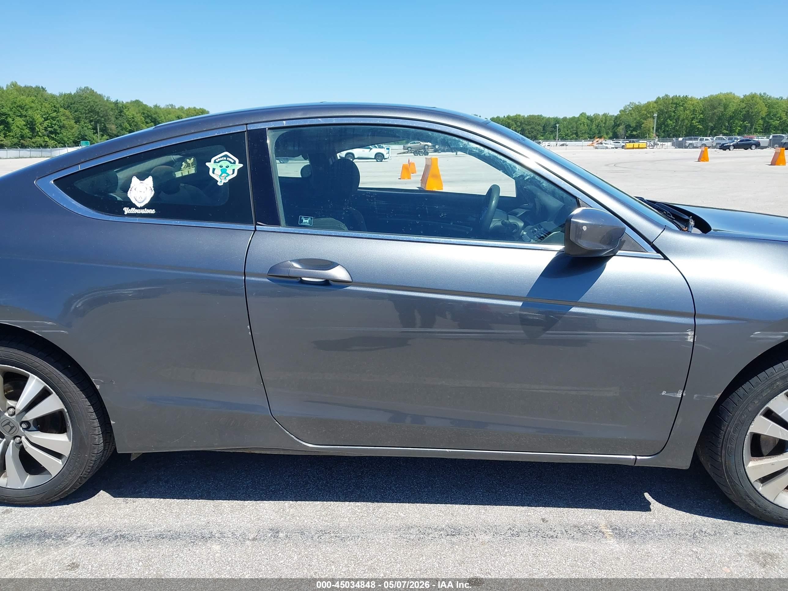 2012 Honda Accord 2.4 Ex Gray vin: 1HGCS1A70CA006664
