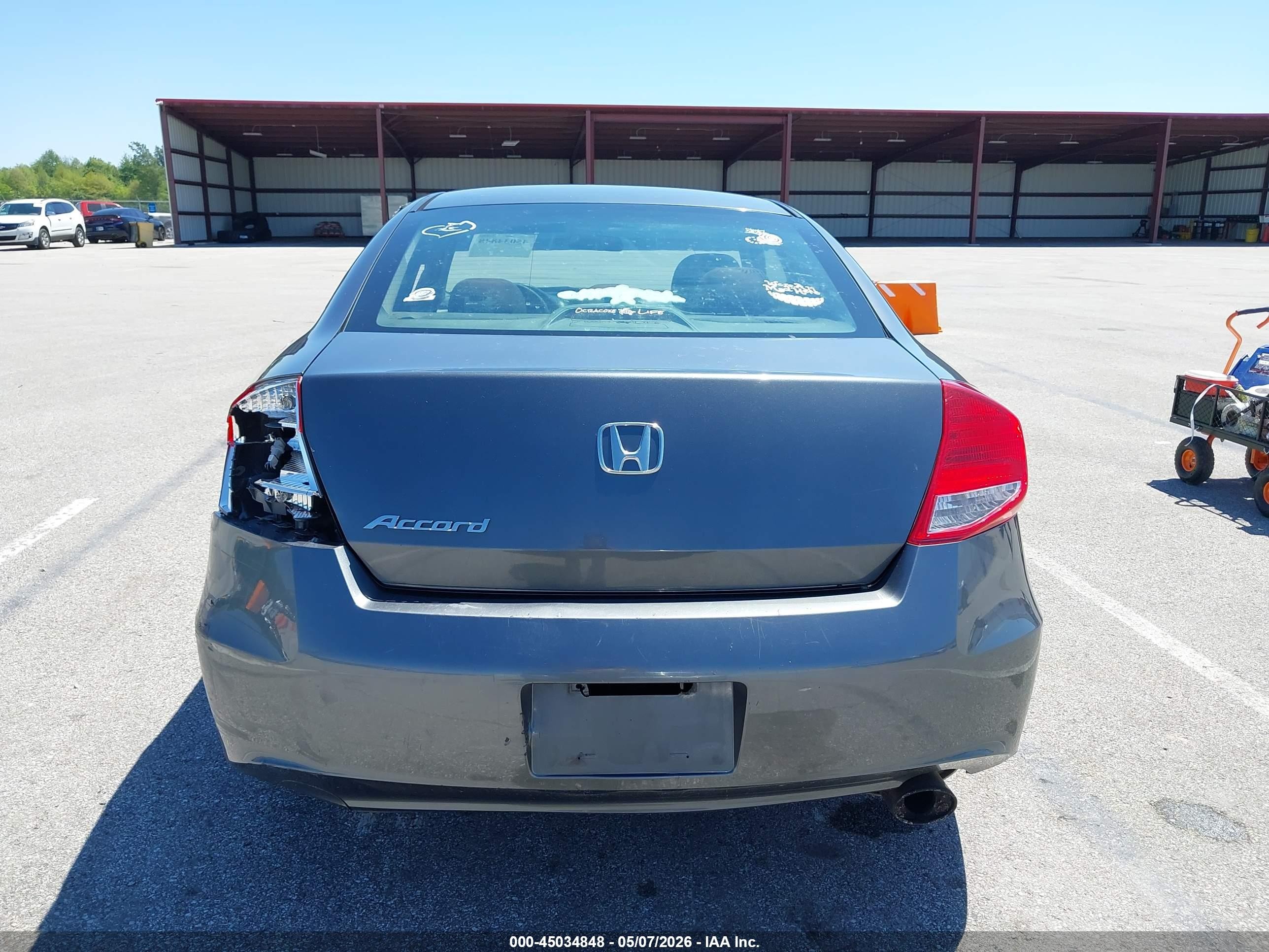 2012 Honda Accord 2.4 Ex Gray vin: 1HGCS1A70CA006664