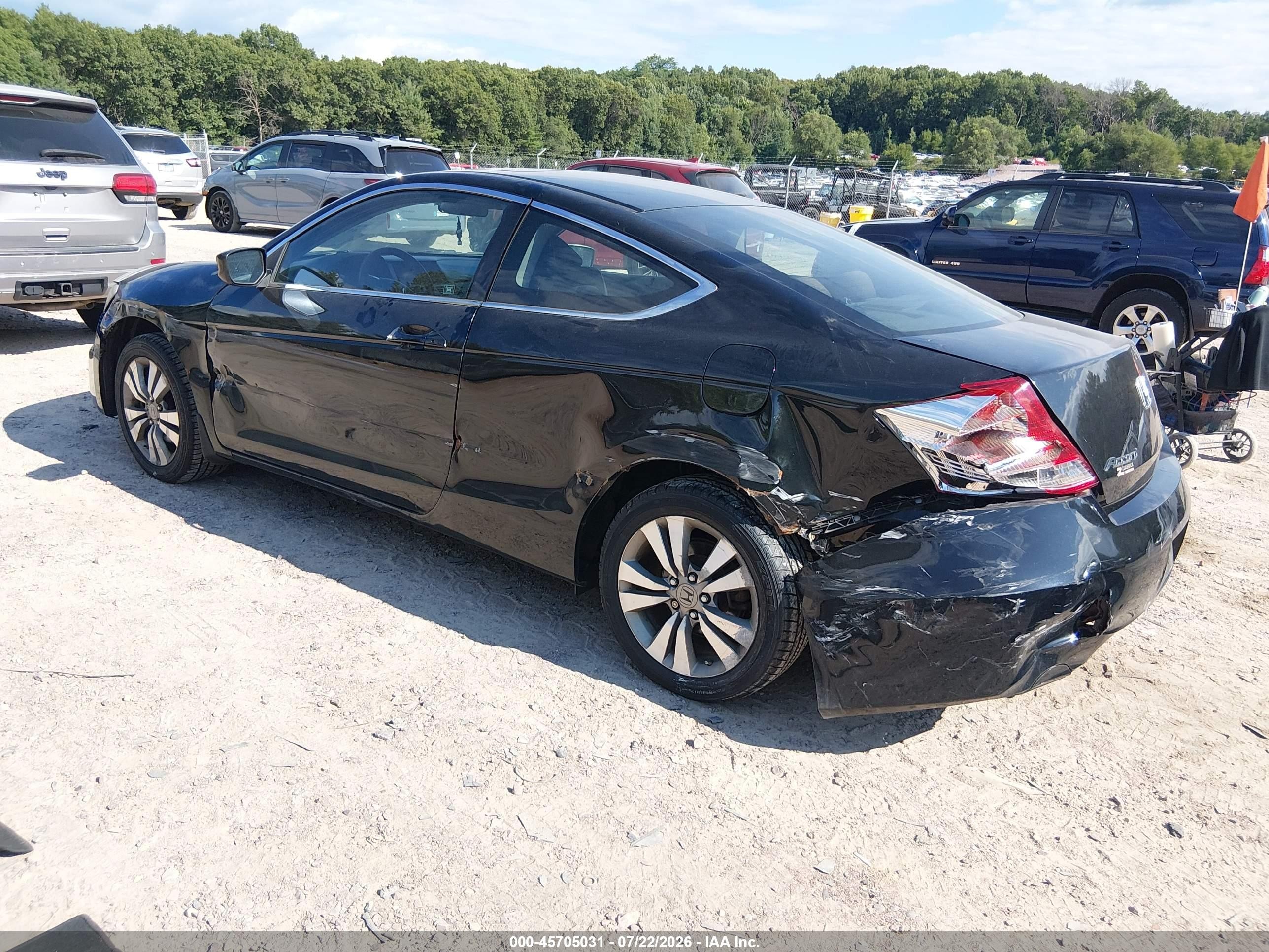 2012 Honda Accord 2.4 Ex Black vin: 1HGCS1A70CA010830