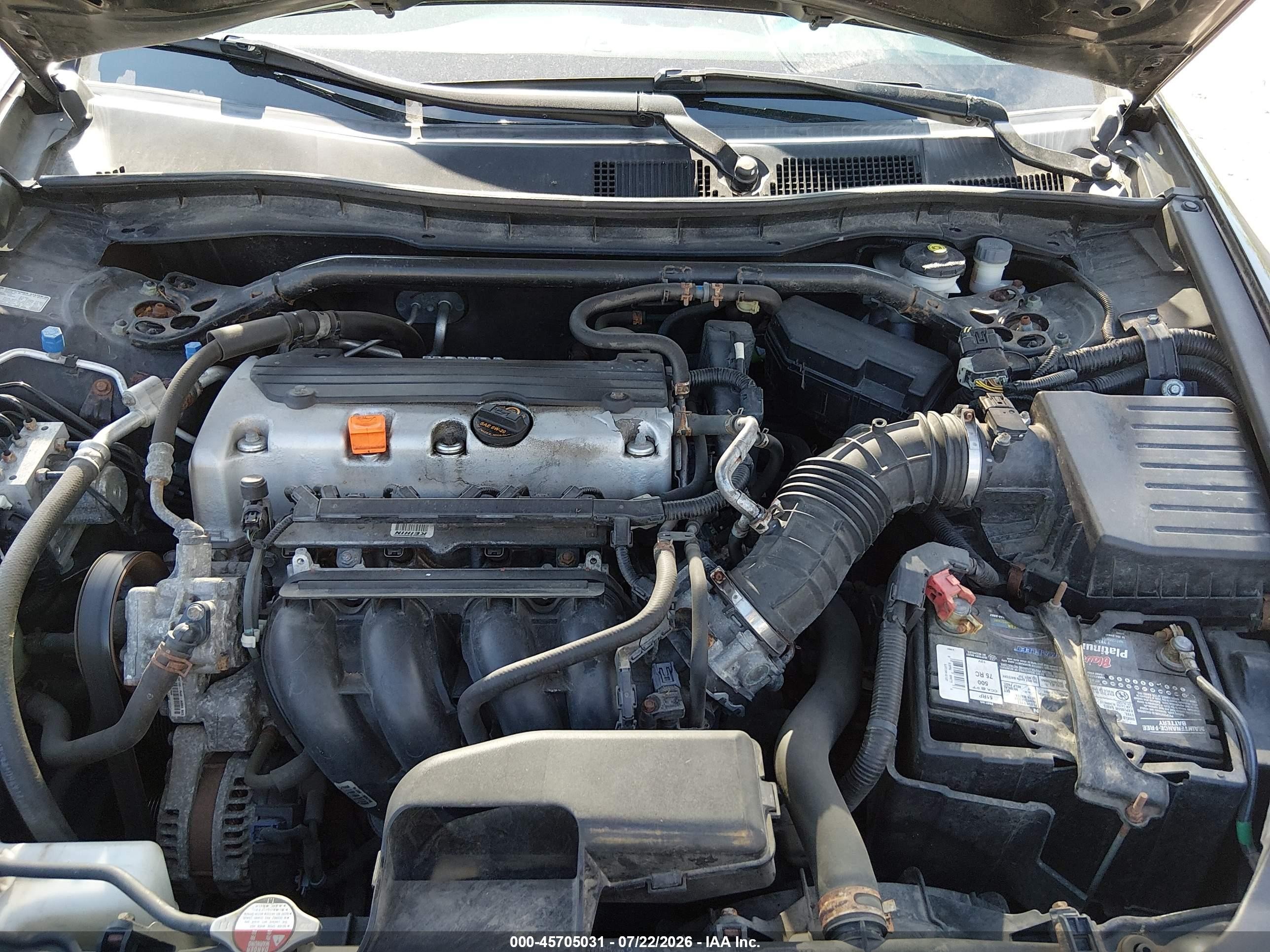 2012 Honda Accord 2.4 Ex Black vin: 1HGCS1A70CA010830