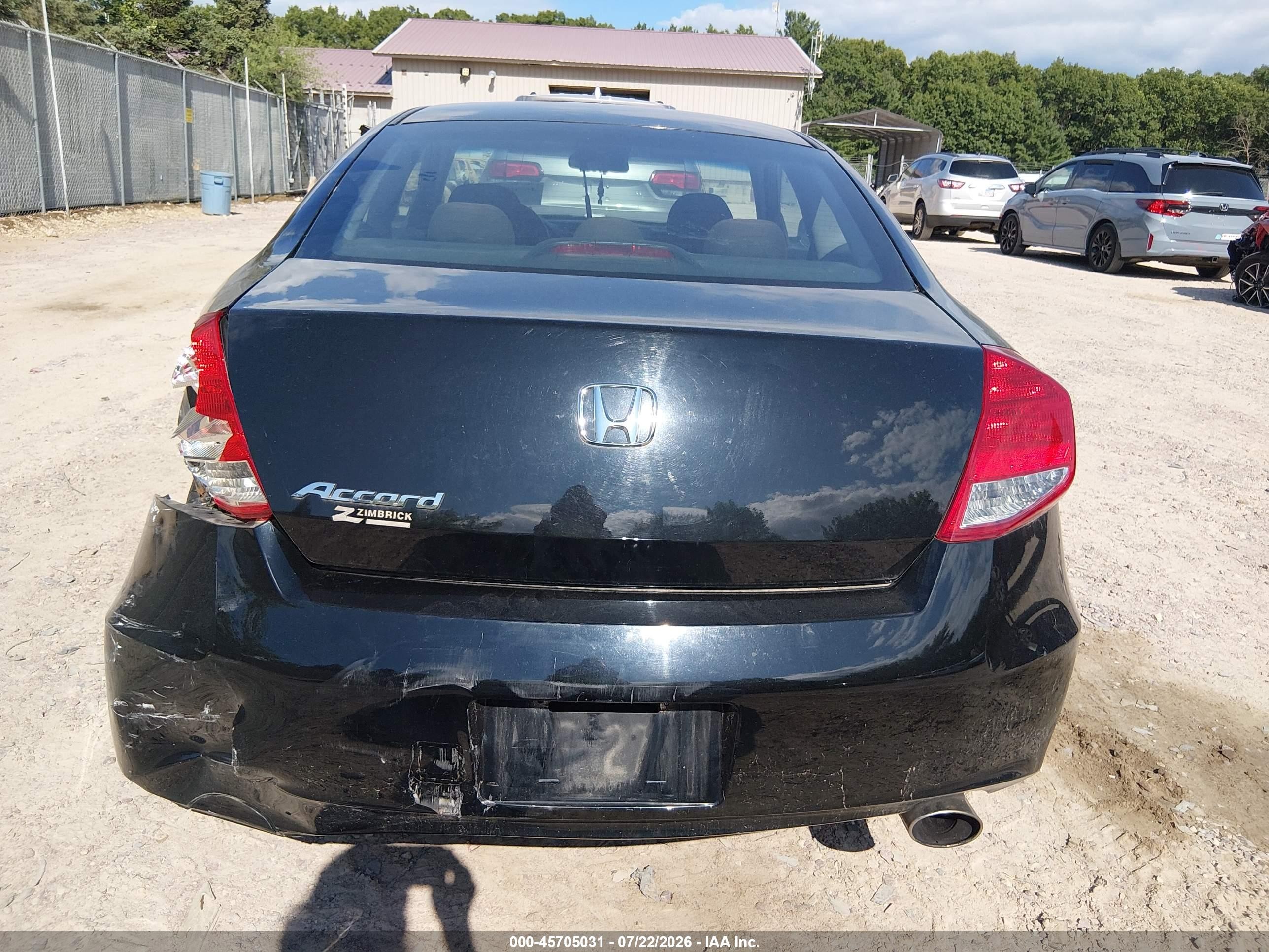 2012 Honda Accord 2.4 Ex Black vin: 1HGCS1A70CA010830