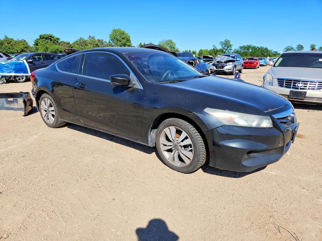 2011 Honda Accord Ex Black vin: 1HGCS1A74BA015723