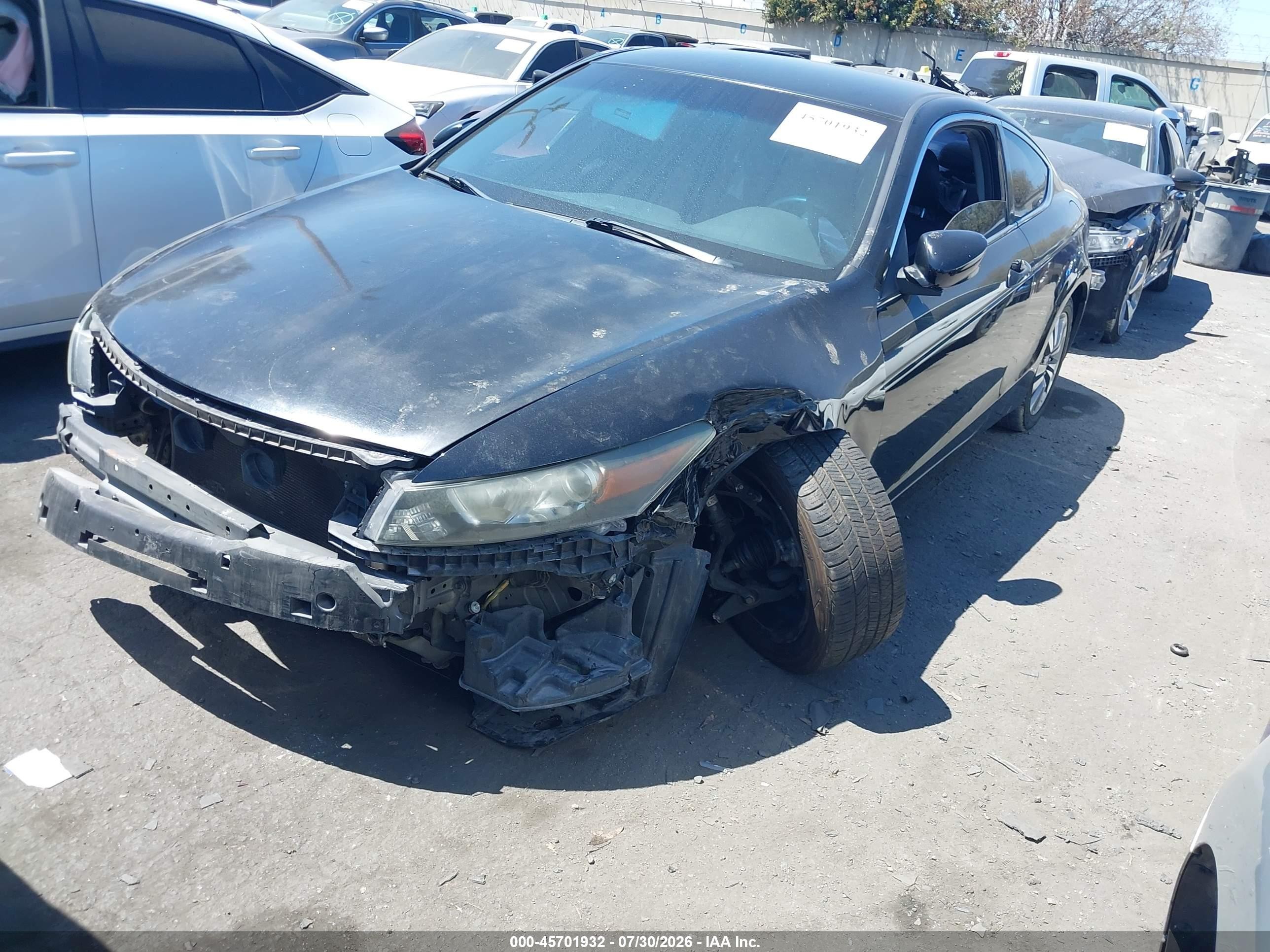 2010 Honda Accord 2.4 Lx-s Black vin: 1HGCS1B30AA007788