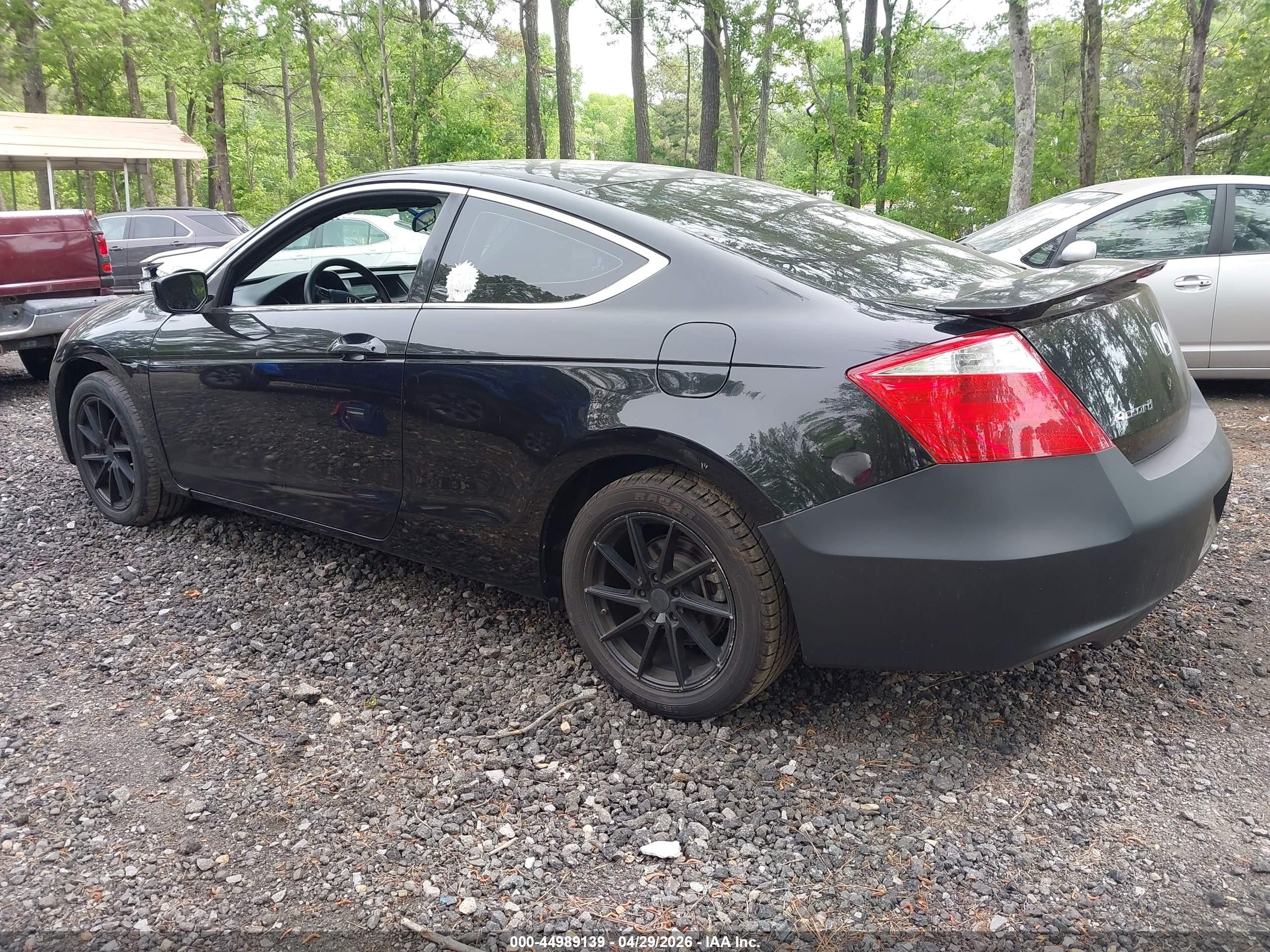2010 Honda Accord 2.4 Lx-s Black vin: 1HGCS1B31AA020906