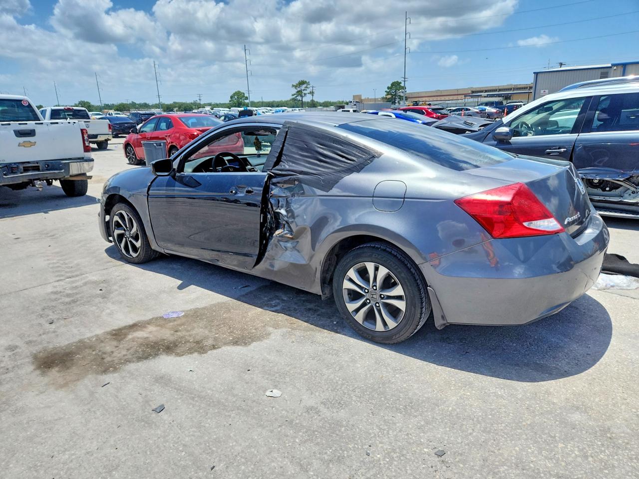 2012 Honda Accord Se Gray vin: 1HGCS1B31CA006071