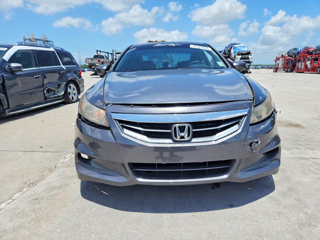 2012 Honda Accord Se Gray vin: 1HGCS1B31CA006071