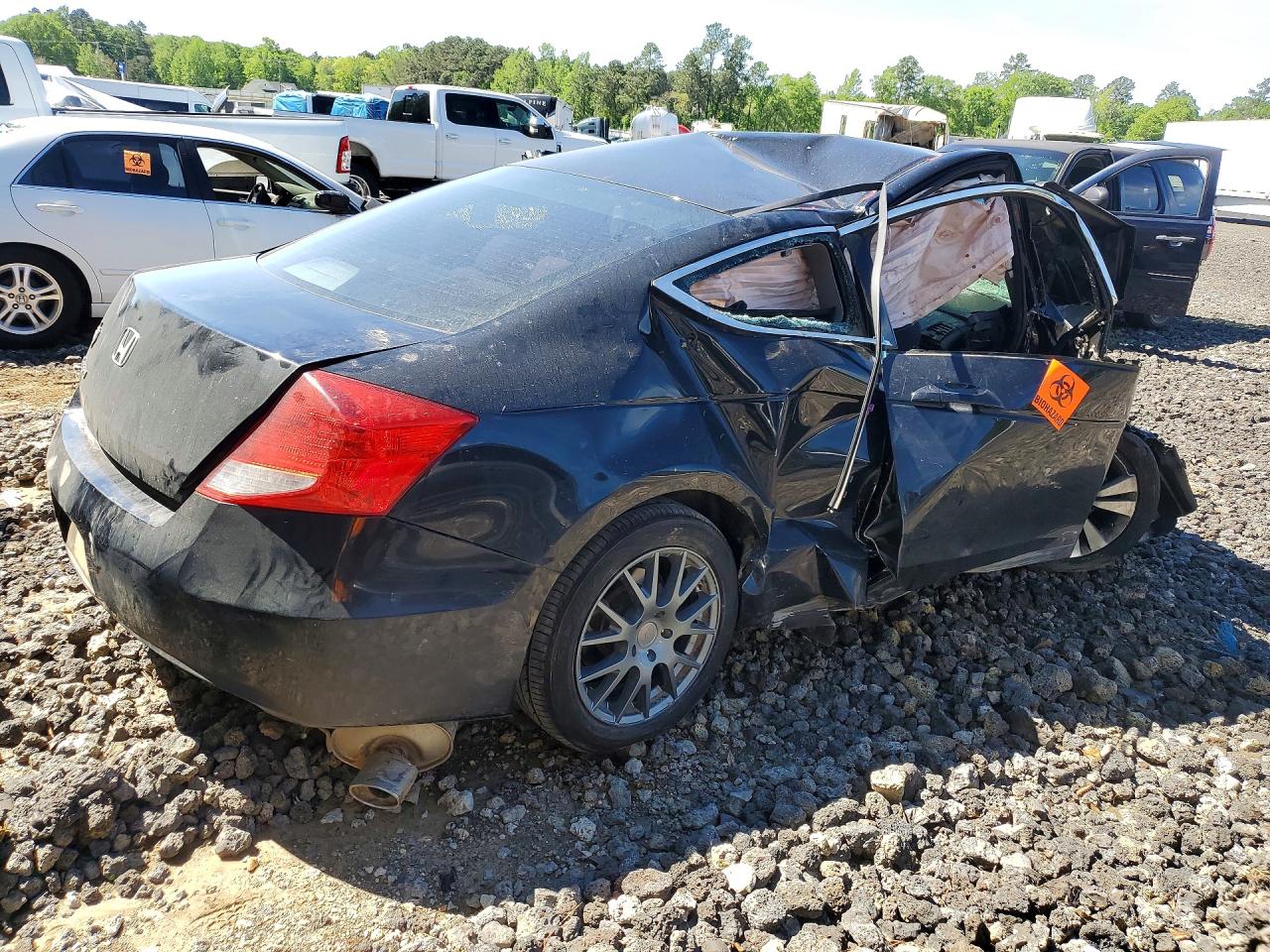 2012 Honda Accord Lx Black vin: 1HGCS1B31CA010279