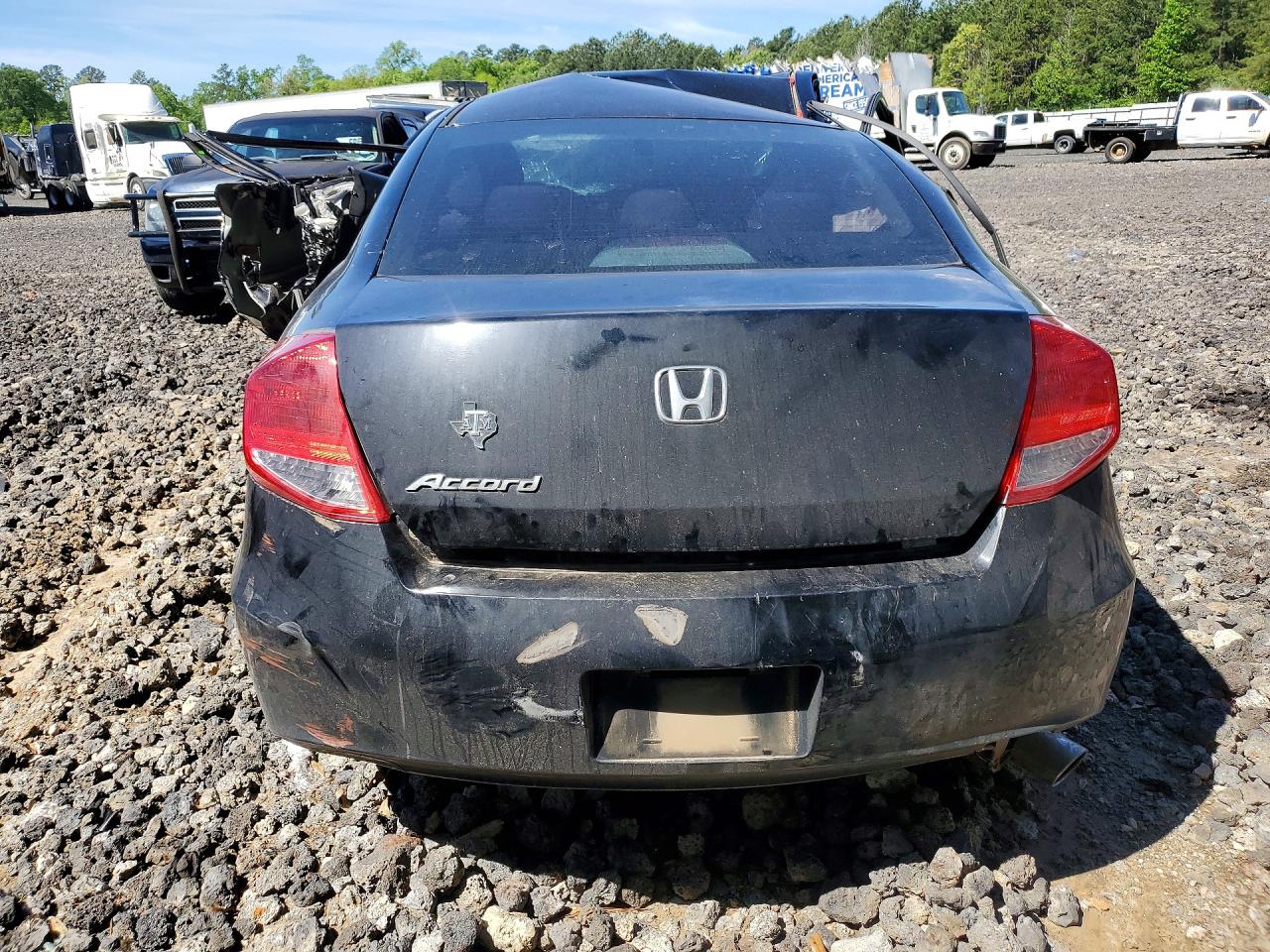 2012 Honda Accord Lx Black vin: 1HGCS1B31CA010279