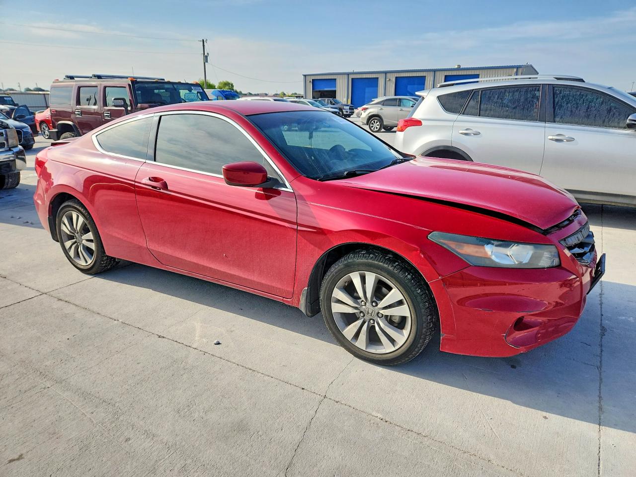 2011 Honda Accord Lx-s Red vin: 1HGCS1B32BA012038