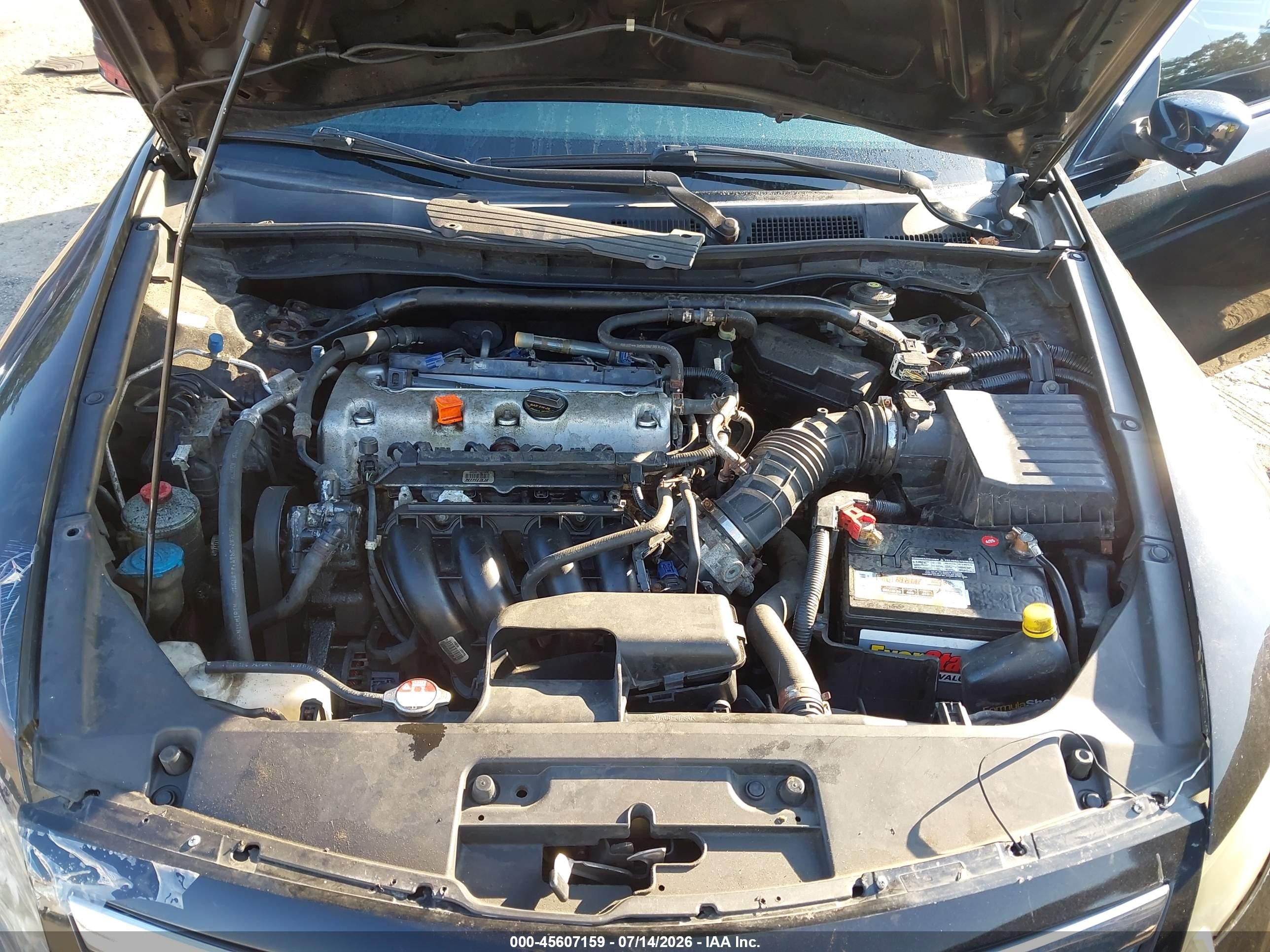 2012 Honda Accord 2.4 Lx-s Черный vin: 1HGCS1B32CA001803