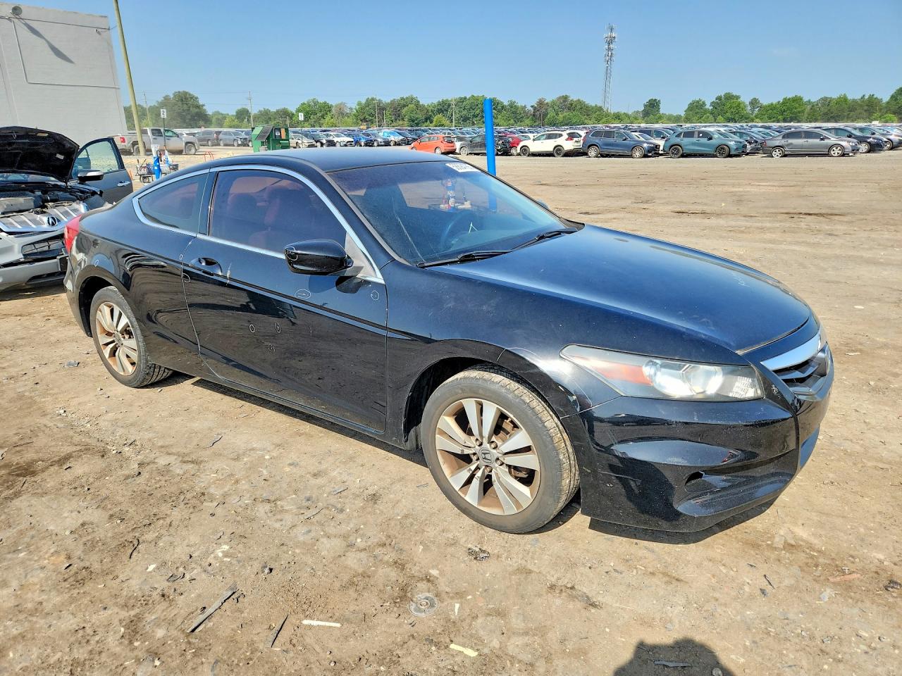 2012 Honda Accord Lx Black vin: 1HGCS1B32CA023879