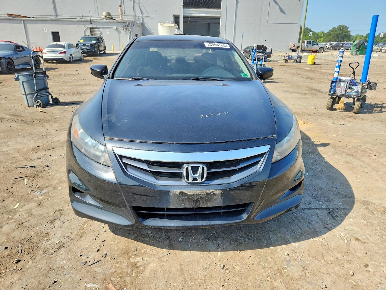 2012 Honda Accord Lx Black vin: 1HGCS1B32CA023879