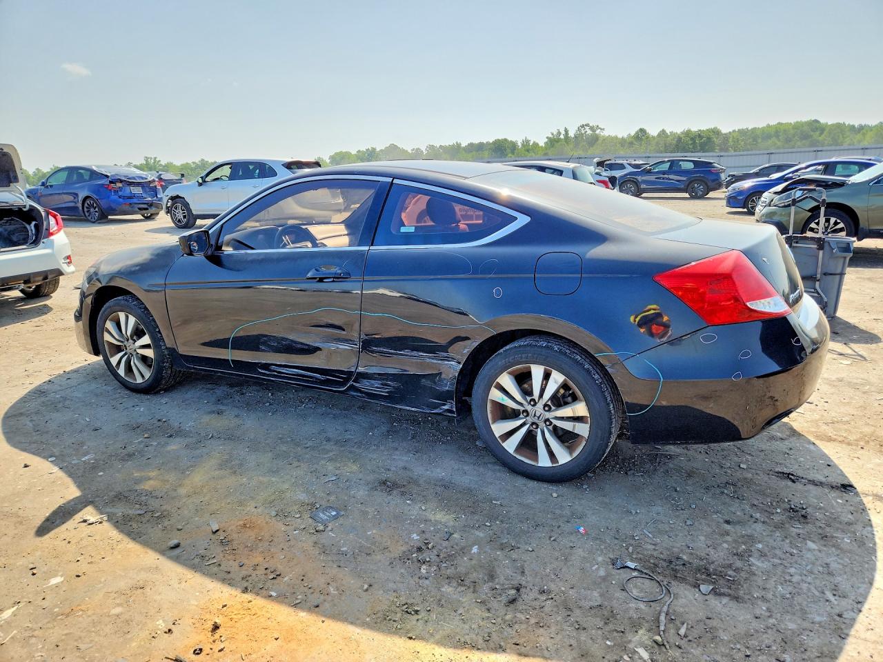 2012 Honda Accord Lx Black vin: 1HGCS1B32CA023879