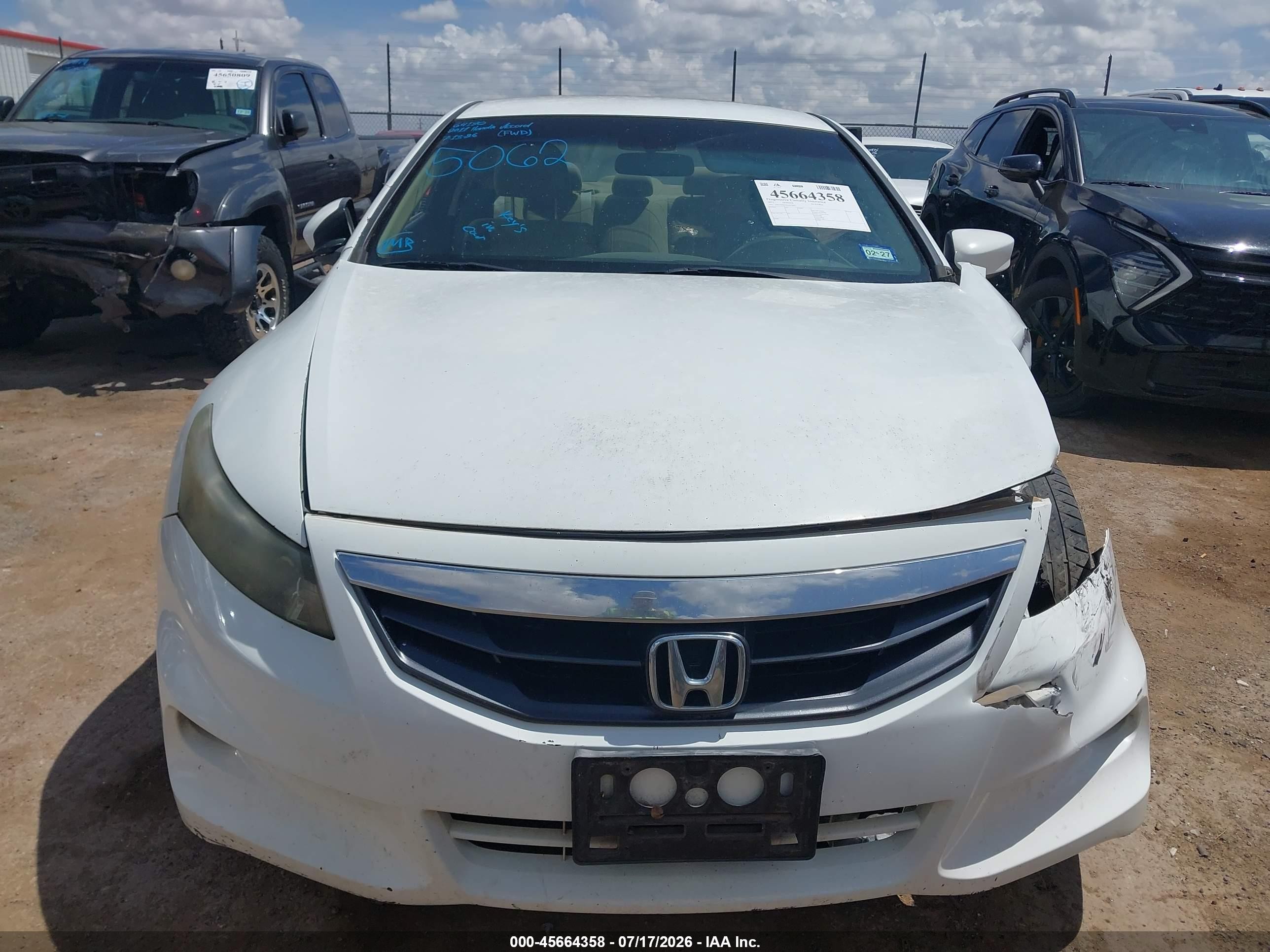 2011 Honda Accord 2.4 Lx-s White vin: 1HGCS1B33BA015062