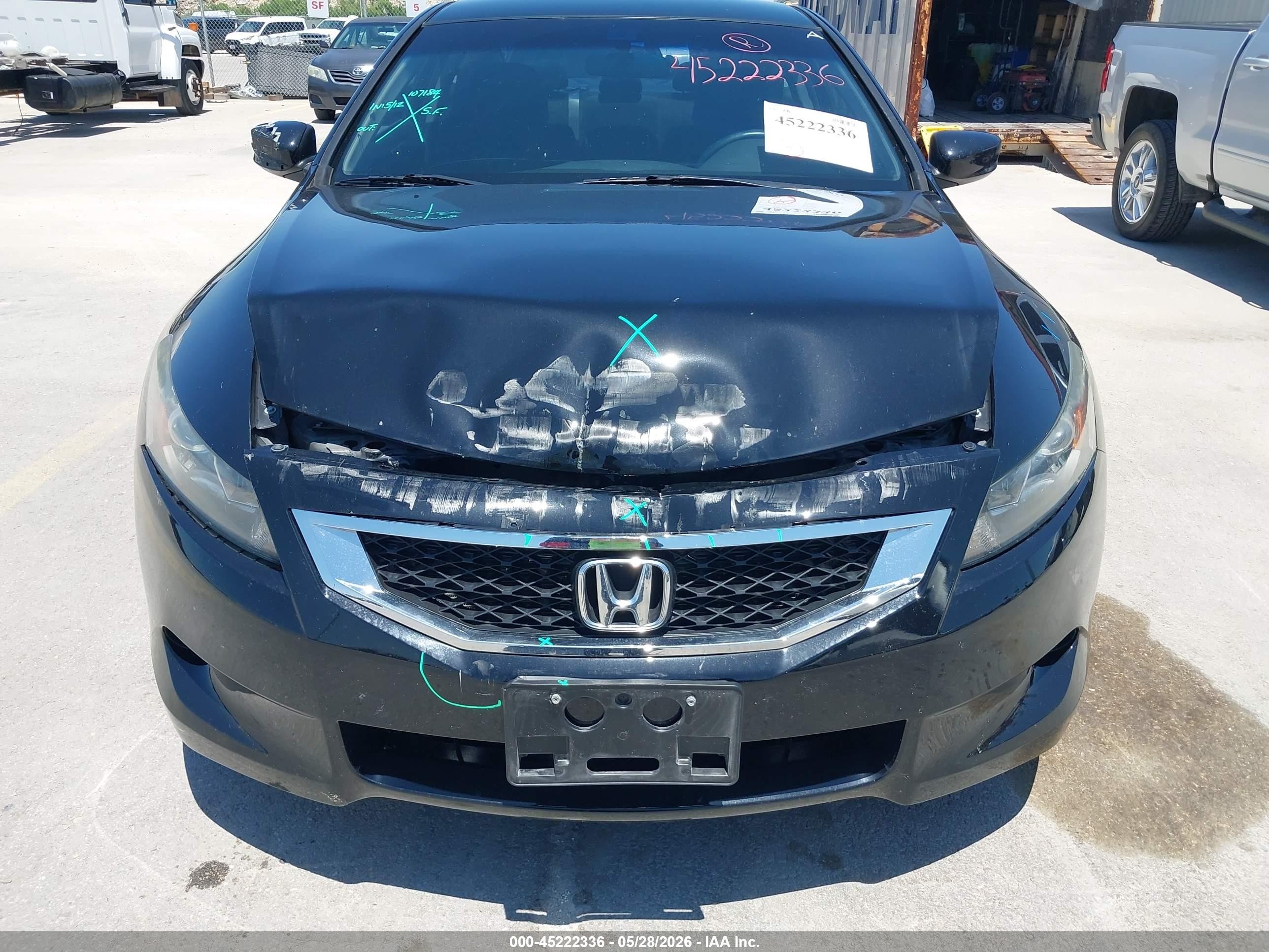 2010 Honda Accord 2.4 Lx-s Black vin: 1HGCS1B34AA002433