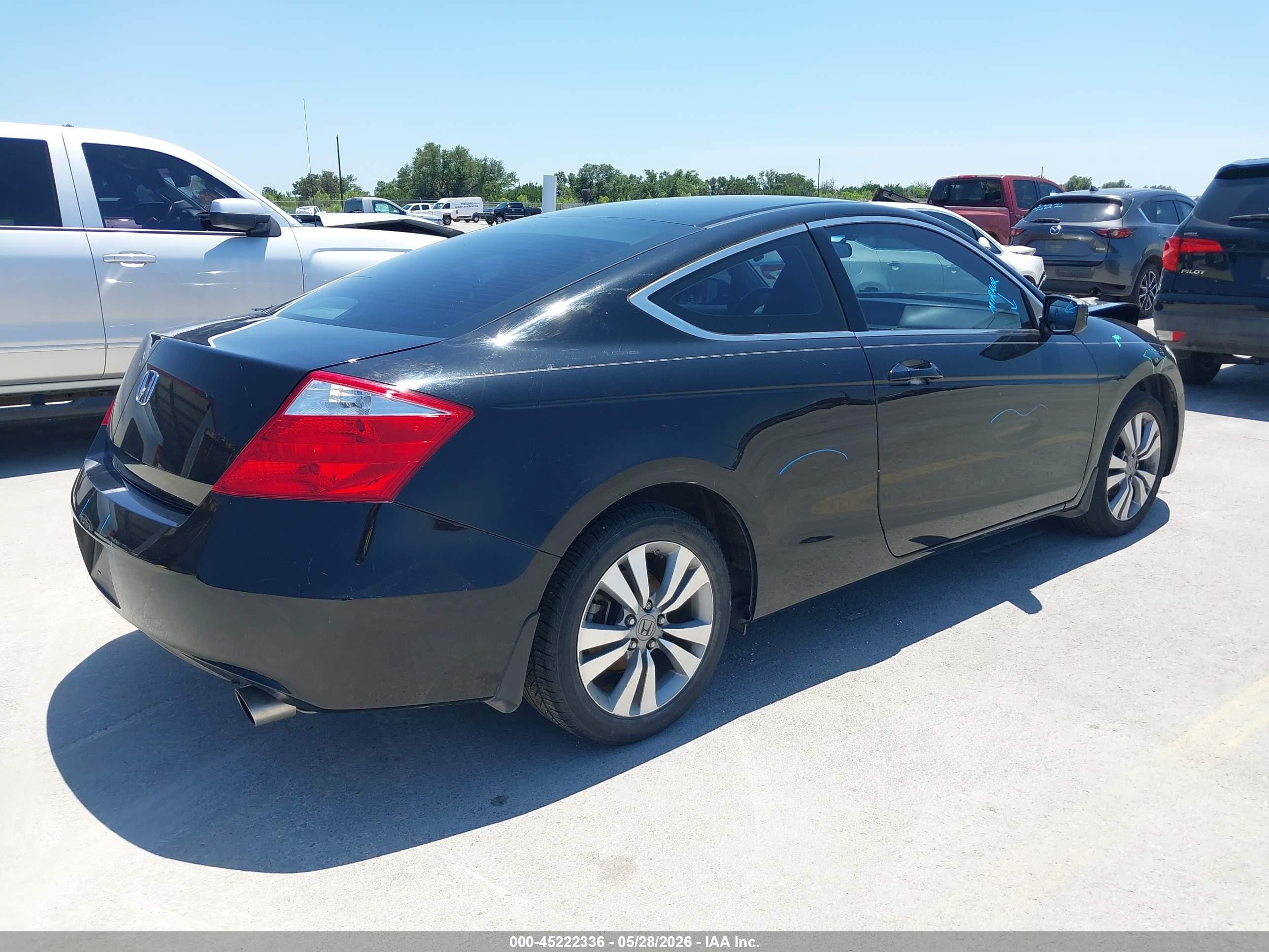 2010 Honda Accord 2.4 Lx-s Black vin: 1HGCS1B34AA002433