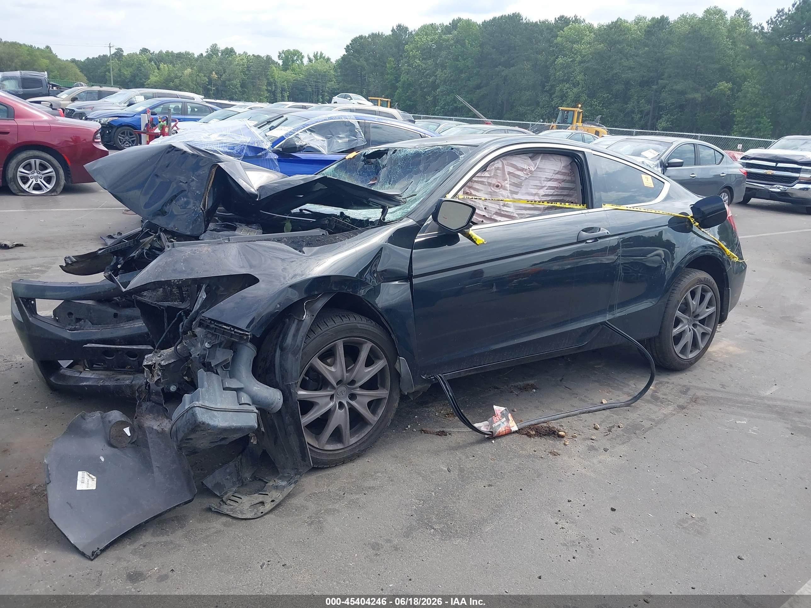 2010 Honda Accord 2.4 Lx-s Black vin: 1HGCS1B34AA004618